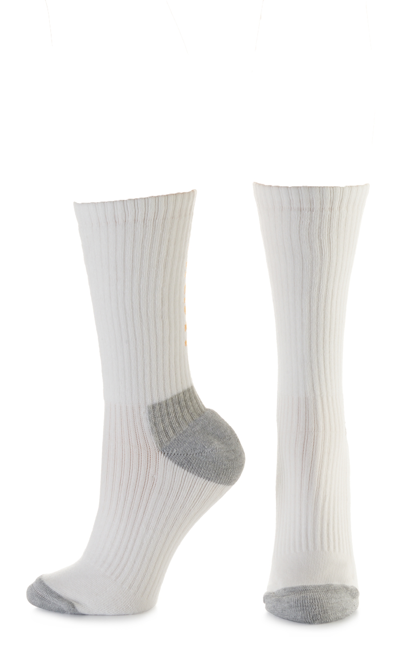 Ariat Men's White & Gray Crew 3Pk Boot Socks (Medium) - Image 1