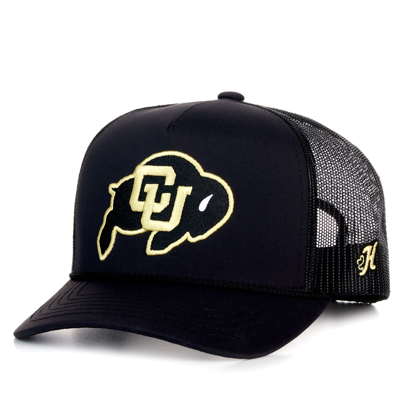 Hooey Collegiate Collection Black Colorado University Embroidered Logo Cap  - Image 1