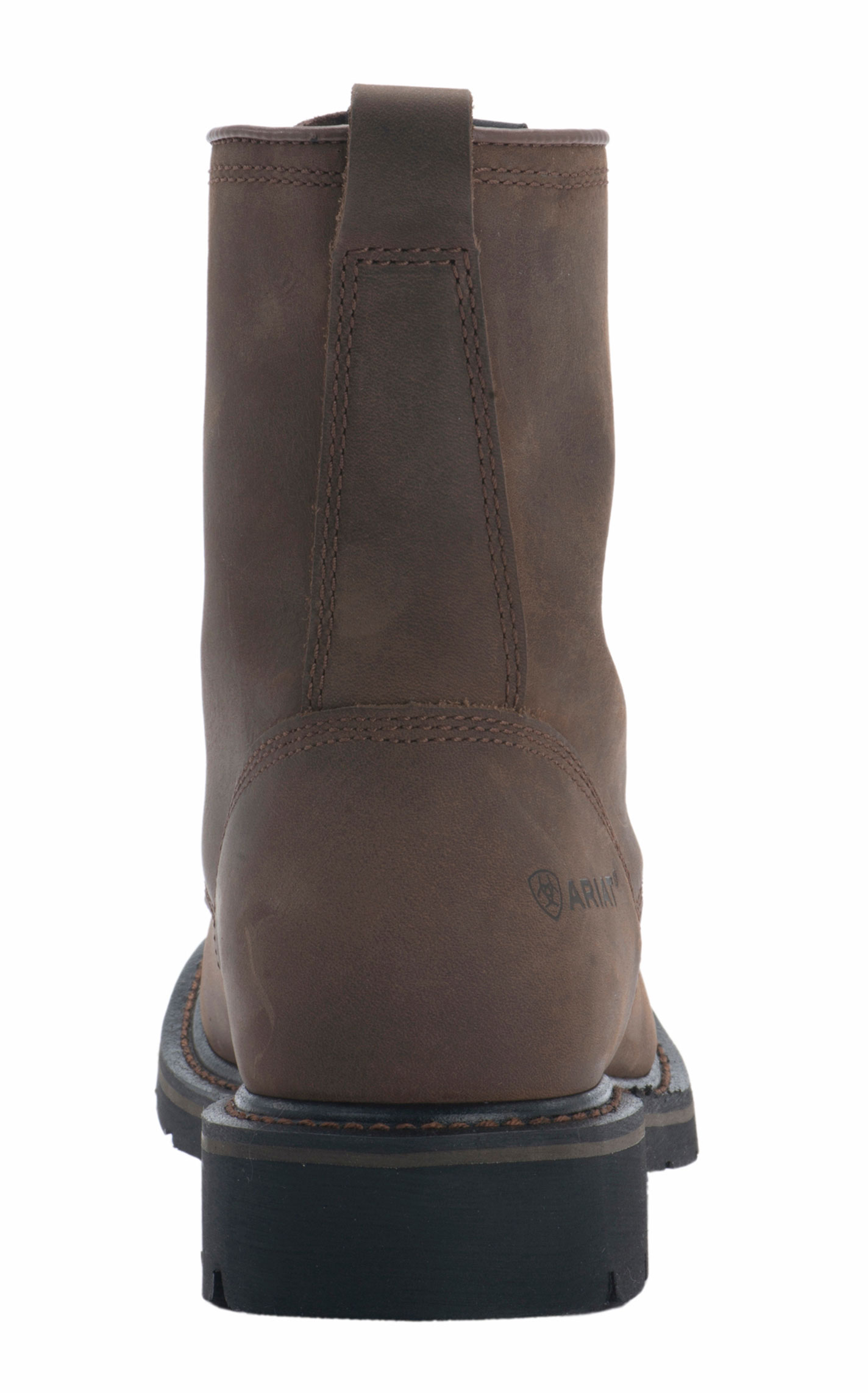 Ariat Men's Cascade Alamo Brown Wide Square Toe Lace Up Work Boots - Image 1