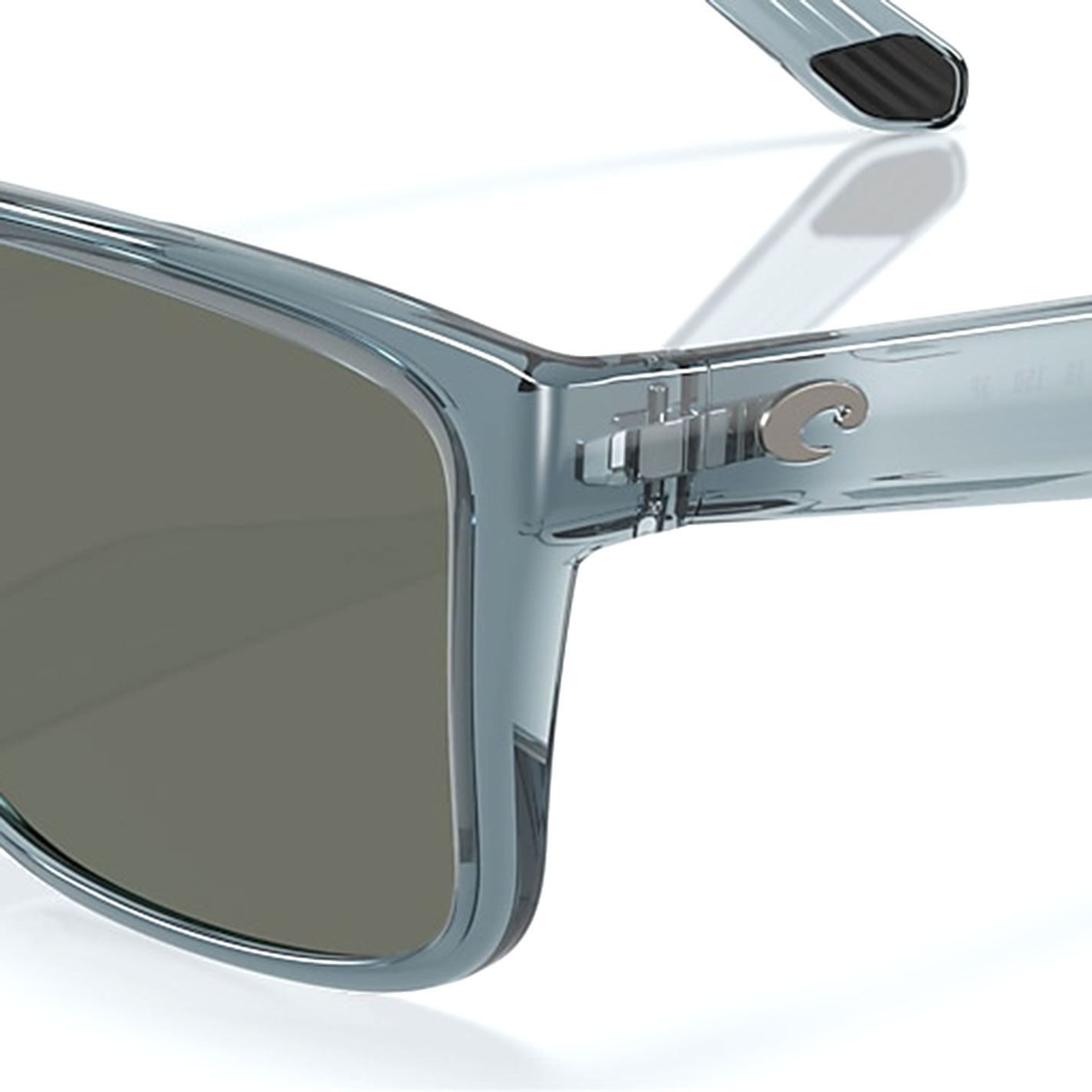 Costa Men's Gray Crystal Frame Blue Gray Polarized Sunglasses - Image 5