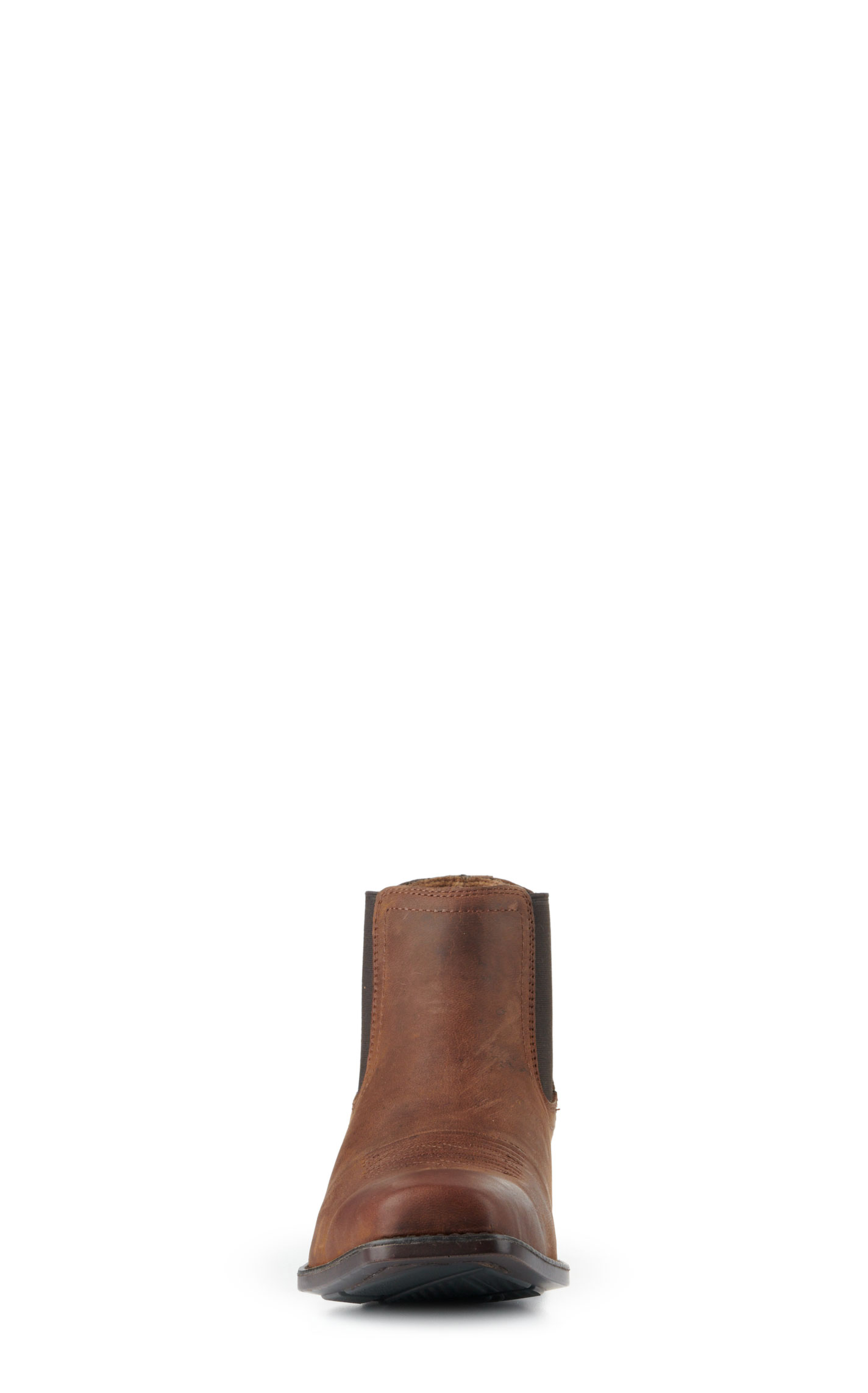 Ariat Men's Booker Ultra Rough Tan Bantamweight Wide Square Toe Chelsea Boots - Image 1