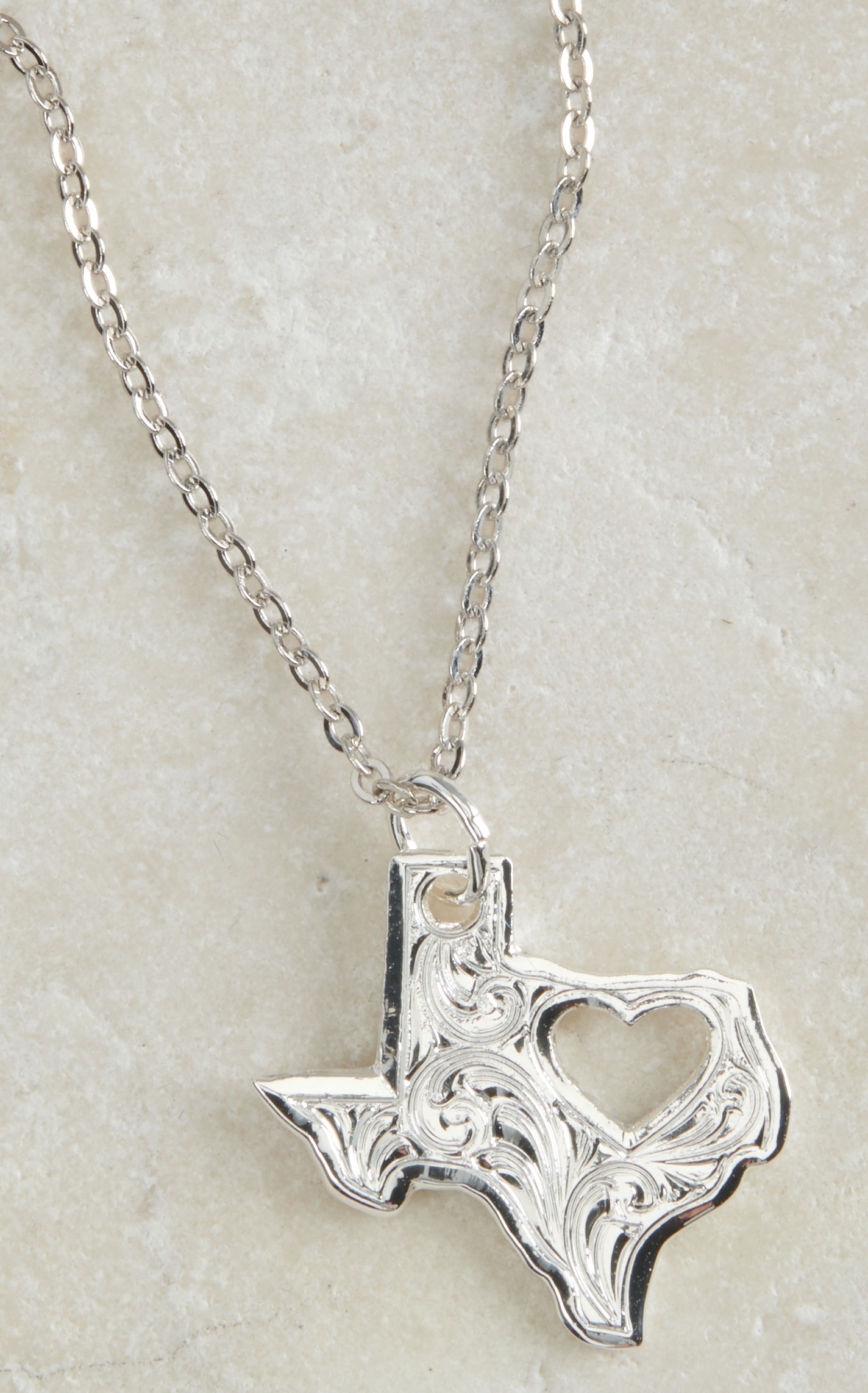 Montana Silversmiths My Heart Belongs in Texas Necklace - Image 1