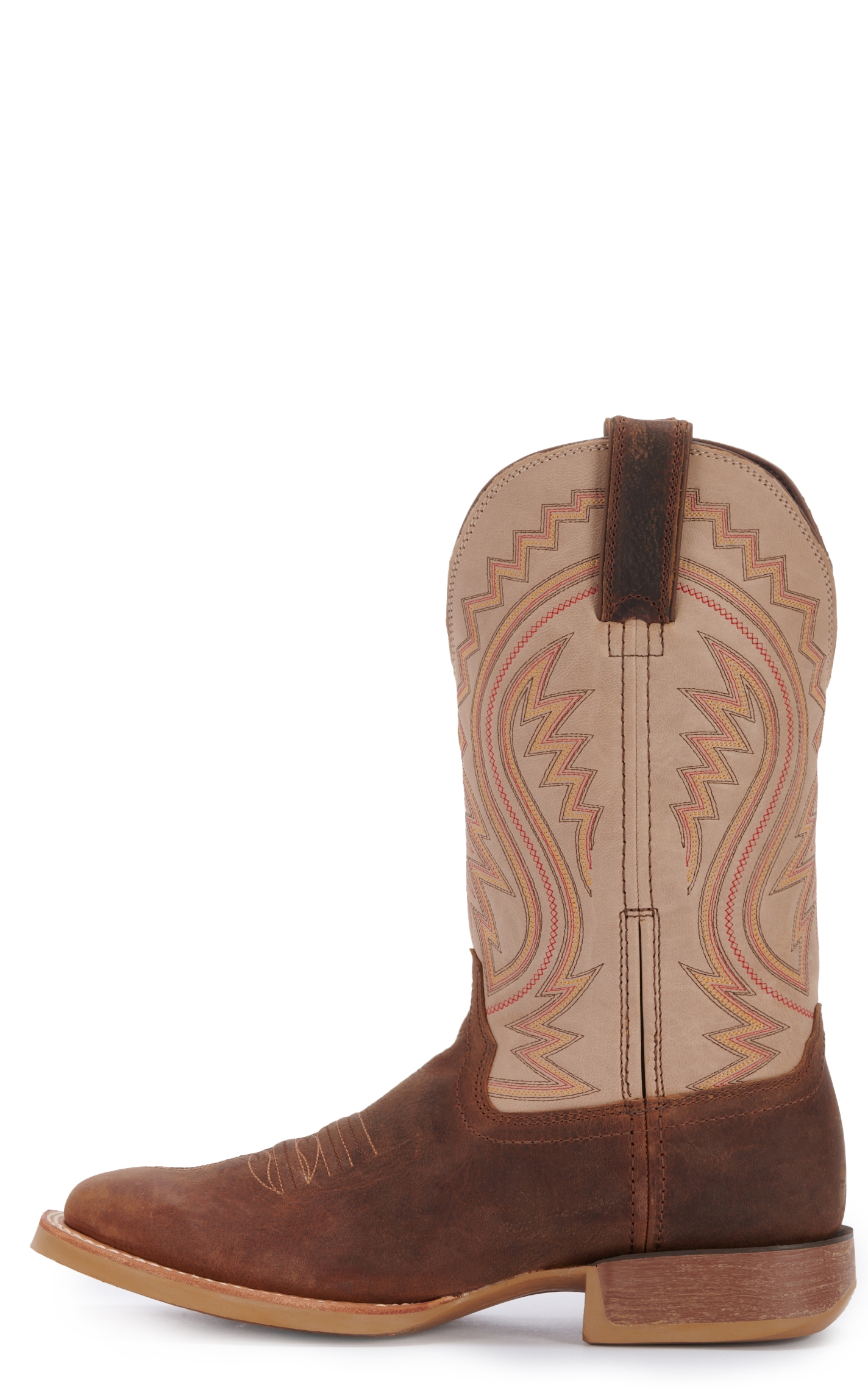Durango Men's Rebel Pro Coffee Brown and Bone Square Toe Cowboy Boot - Image 1