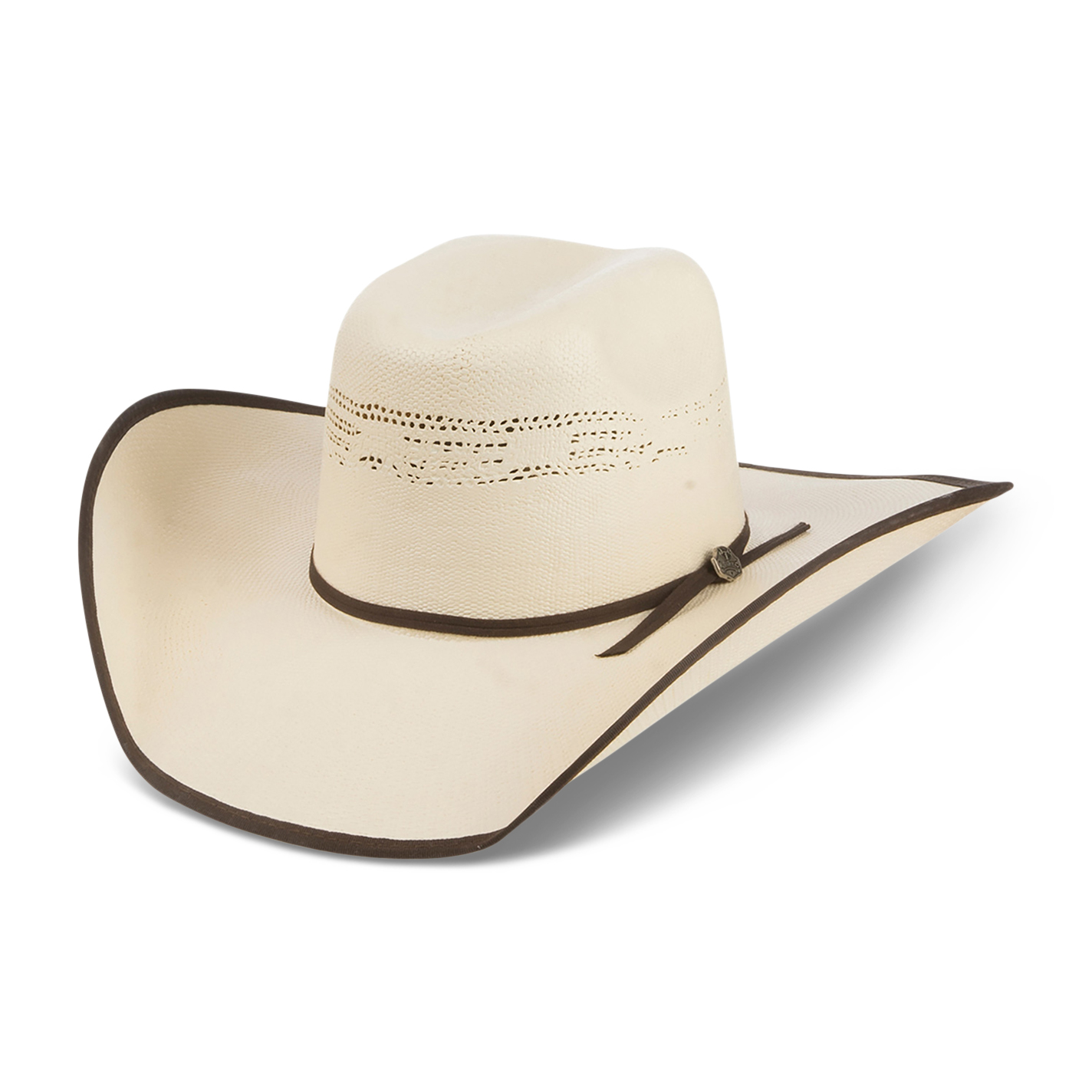 Cavender's Natural Bangora Vented Crown Straw Cowboy Hat - Image 1