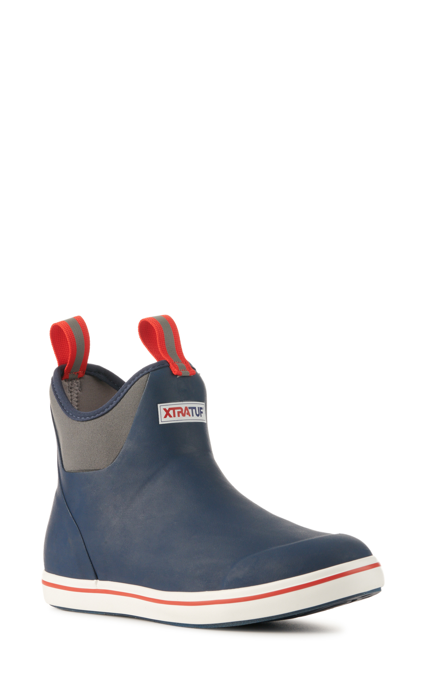 XTRATUF Men's Navy Ankle Deck Rubber Boots - Image 4