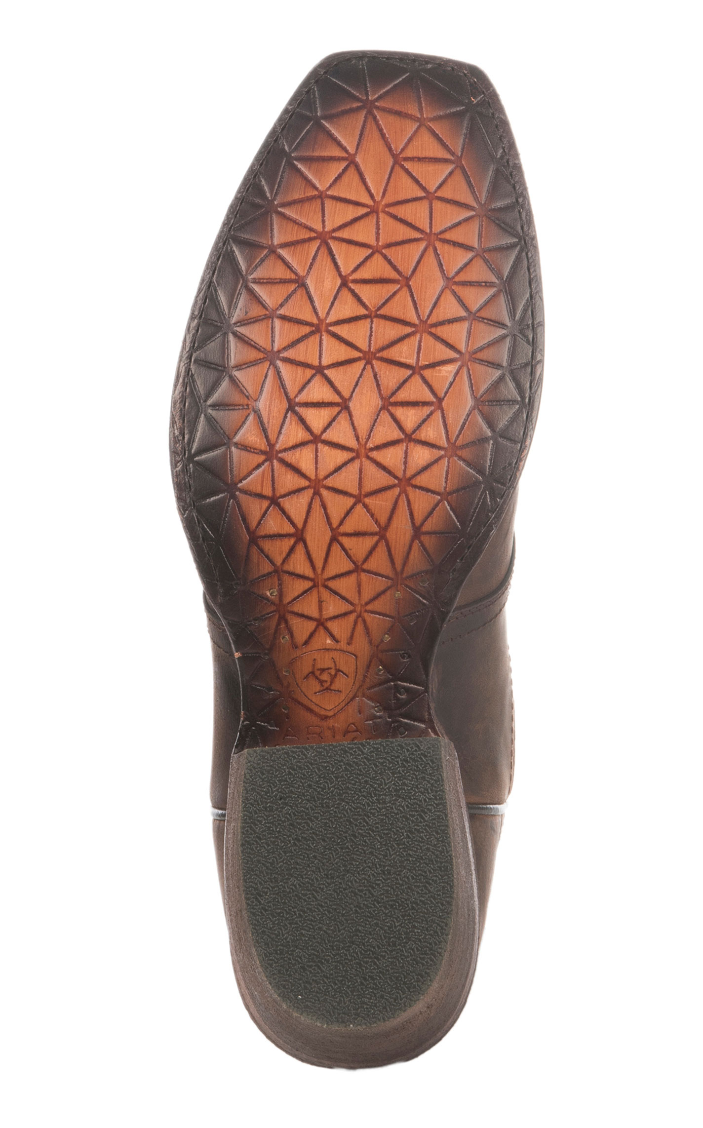 Ariat Men's Circuit Striker Weathered Brown Punchy Toe Cowboy Boots - Image 1