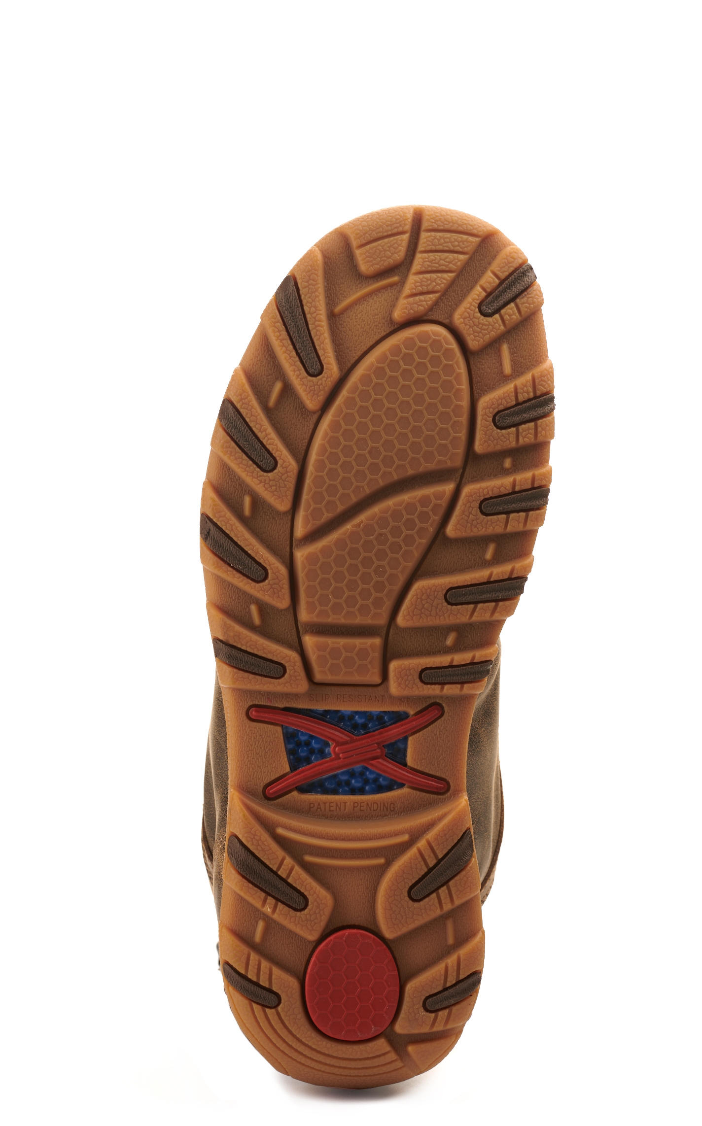 Twisted X Men's Bomber Brown Moc Toe Chukka Driving Casual Shoes - Image 1