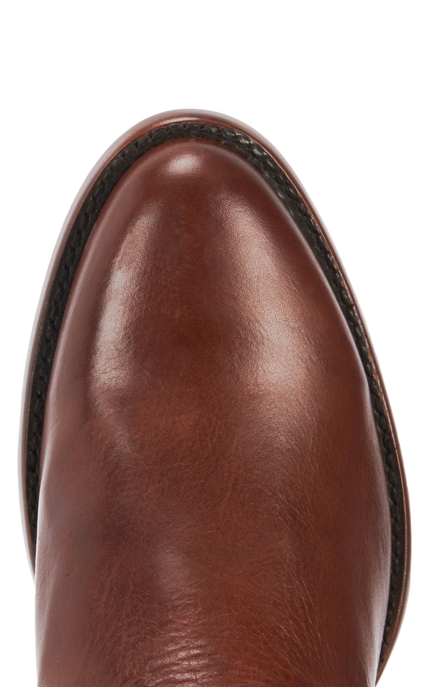 JRC & Sons Men's Todd Ranch Hand Leather Round Toe Roper Boot in Tan - Image 1