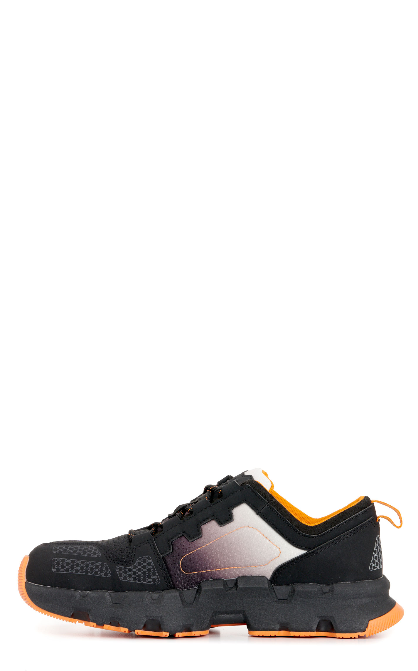Timberland PRO Men's Powertrain Black and Gray Round Composite Toe Lace Up Work Shoe - Image 1