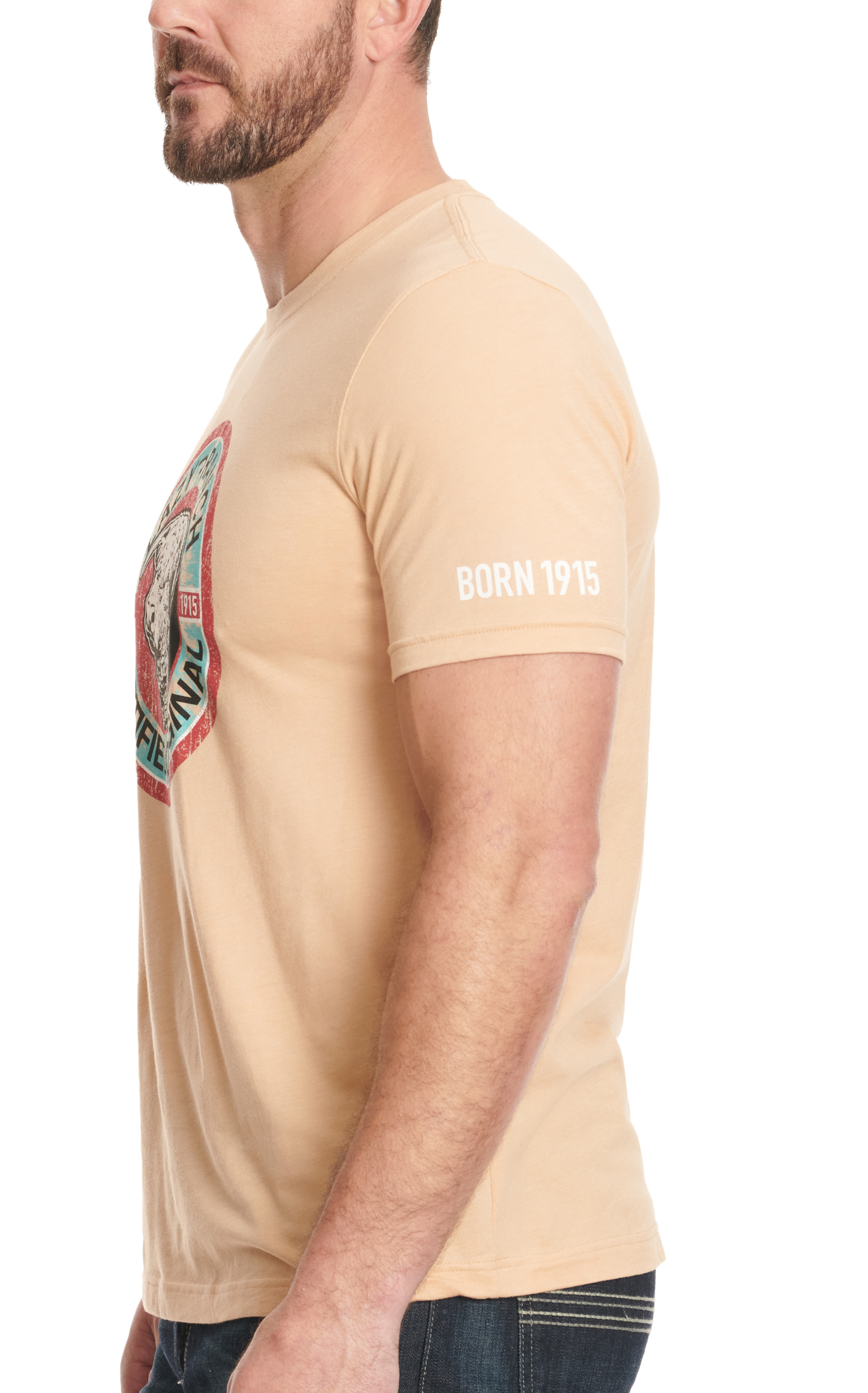 Lazy J Men's Sand Certified Logo Graphic T-Shirt - Image 1