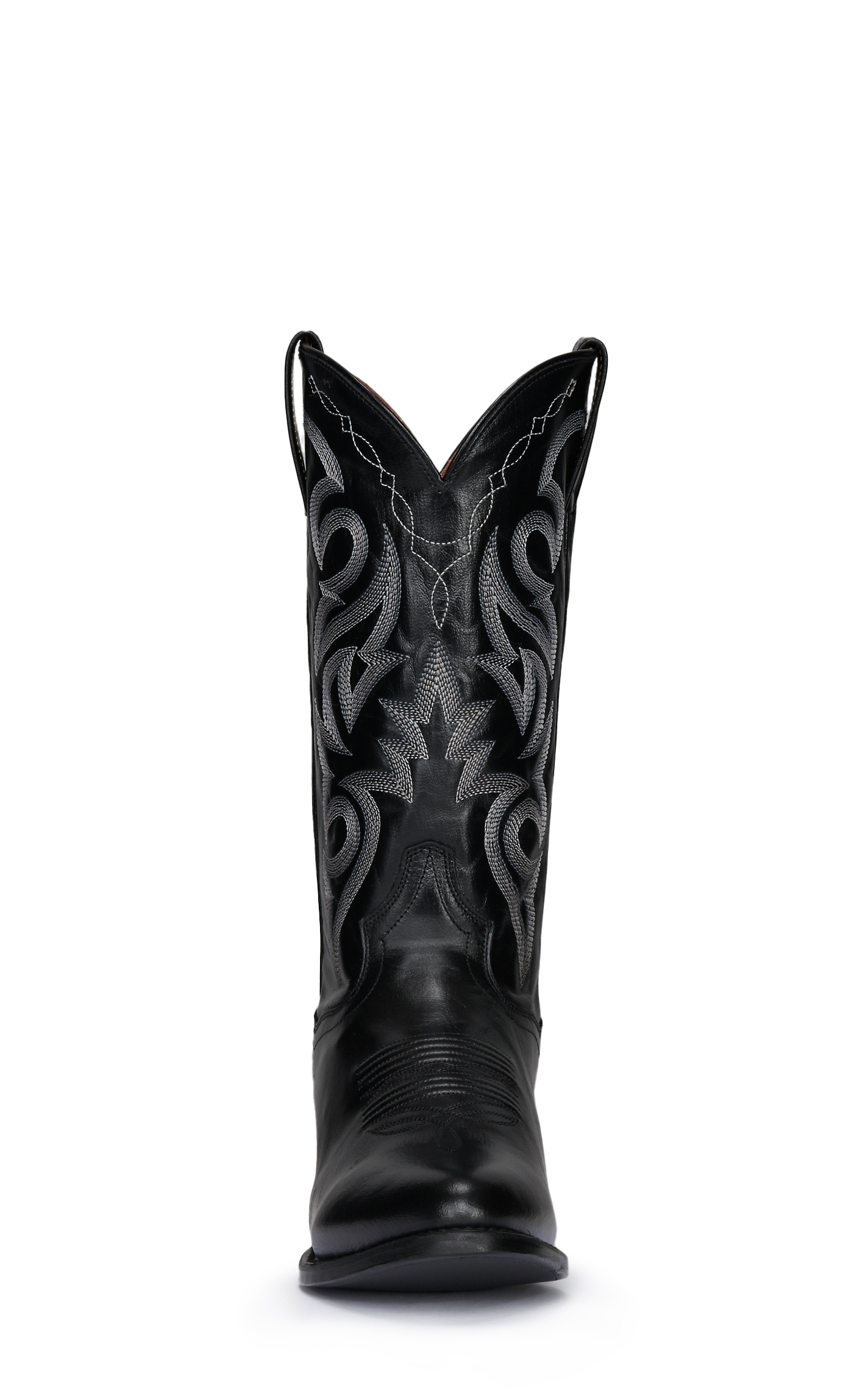 Dan Post Men's Black Marble Round Toe Cowboy Boot - Image 1