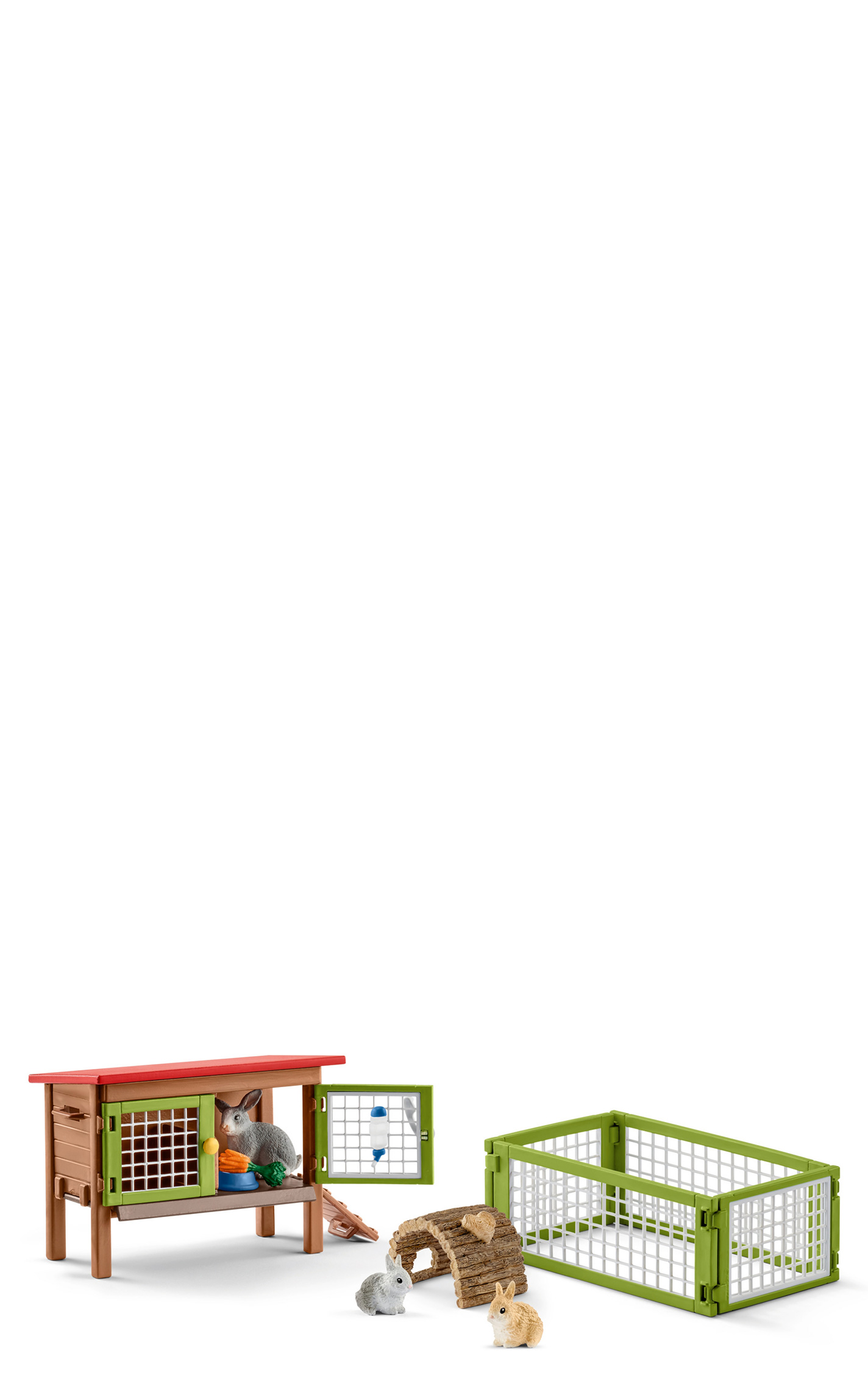 Schleich Rabbit Hutch Set - Image 1