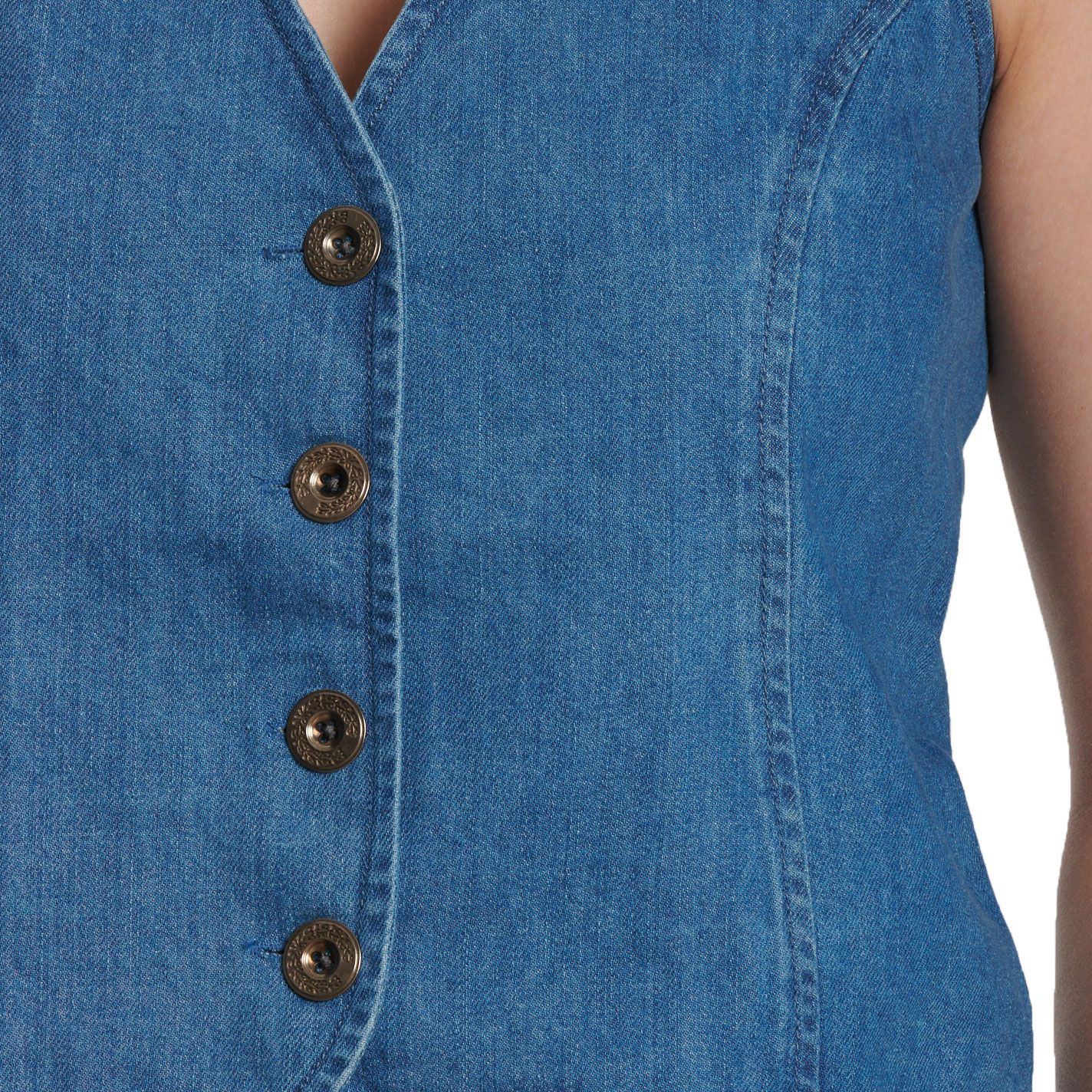 Cotton & Rye Women's Denim Vest - Image 2