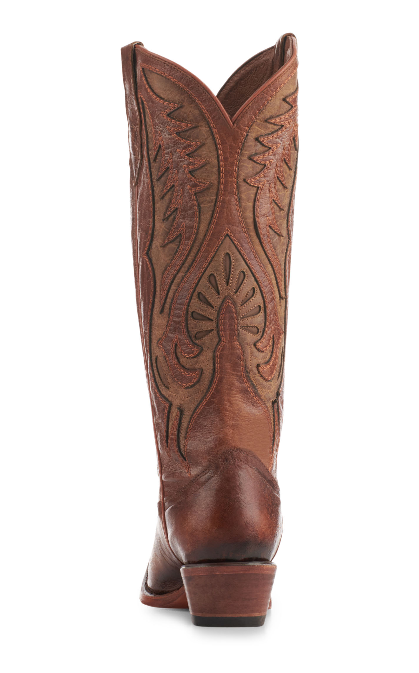 Circle G by Corral Women's Bronze with Inlays Snip Toe Cowboy Boots - Image 1