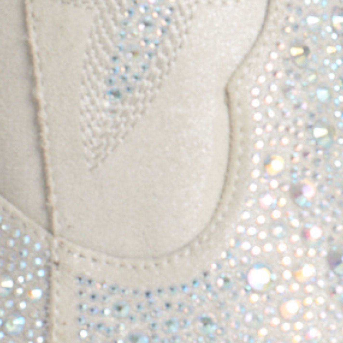 Very G Women's Addie Cream & Western Bling Snip Toe Tall Cowboy Boots - Image 1
