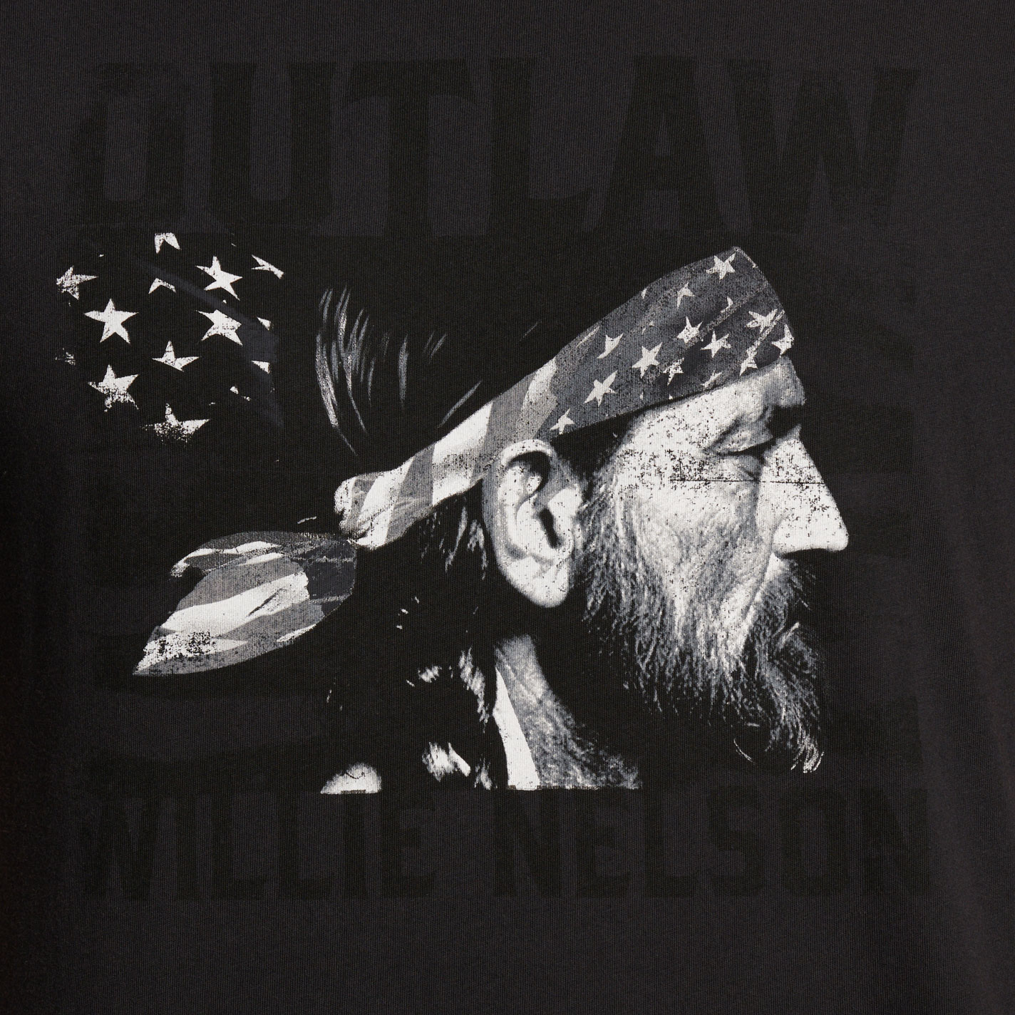 Wrangler X Men's Willie  Black Graphic T-Shirt - Image 1
