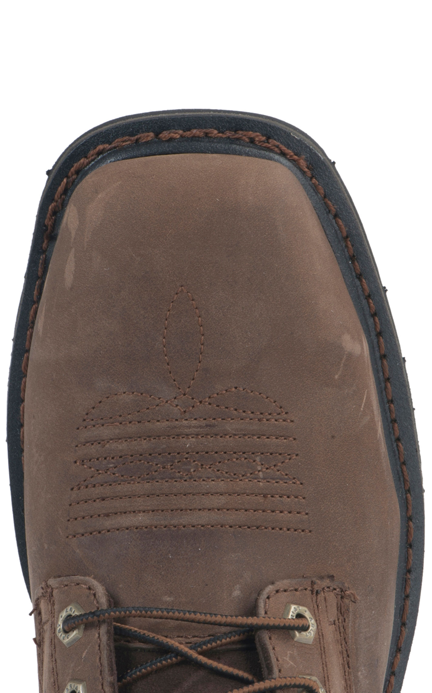Ariat Men's Cascade Alamo Brown Wide Square Steel Toe Lace Up Work Boot - Image 1