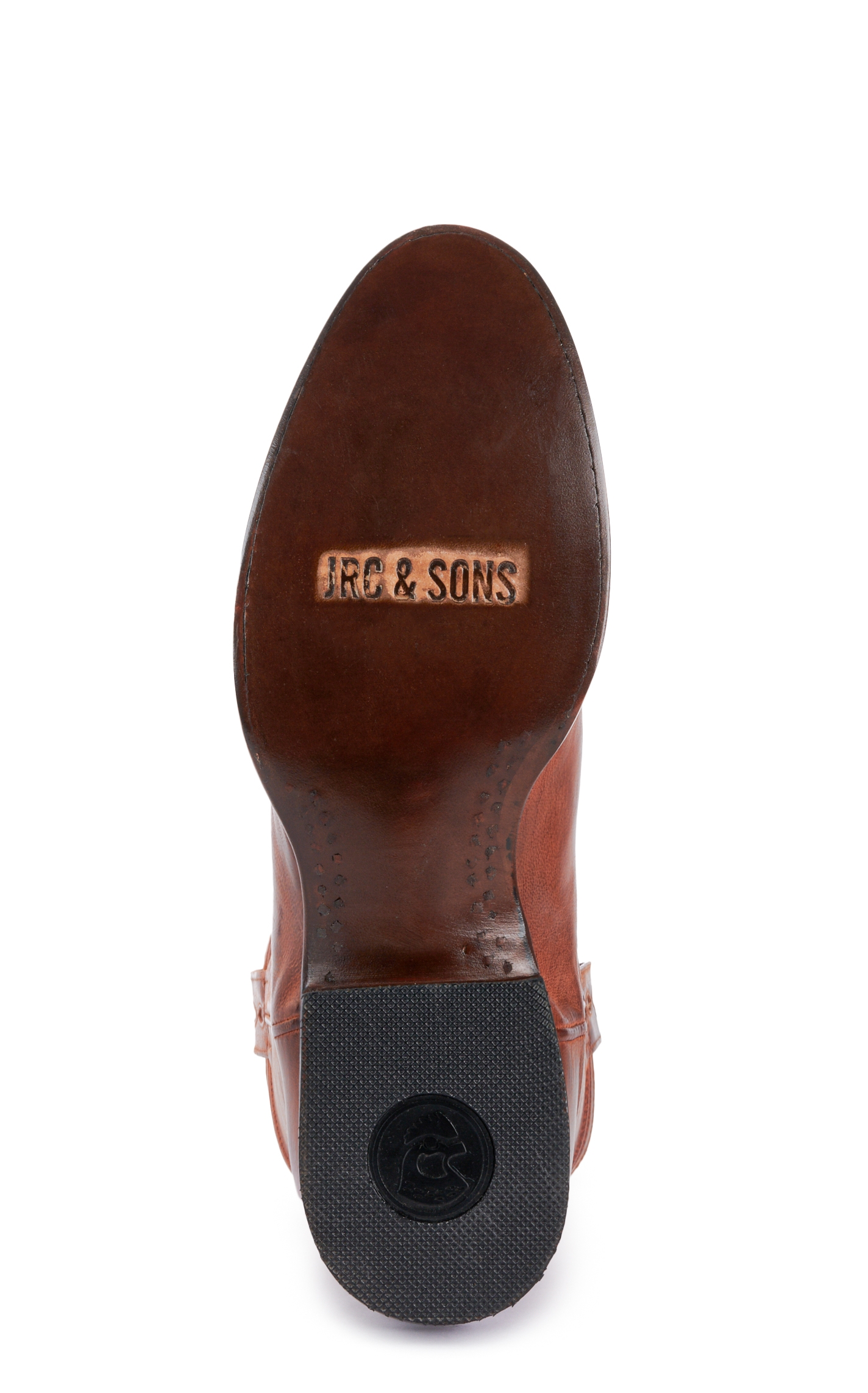 JRC & Sons Men's Todd Mad Dog Goat Leather Round Toe Roper Boot in Peanut Brittle - Image 1