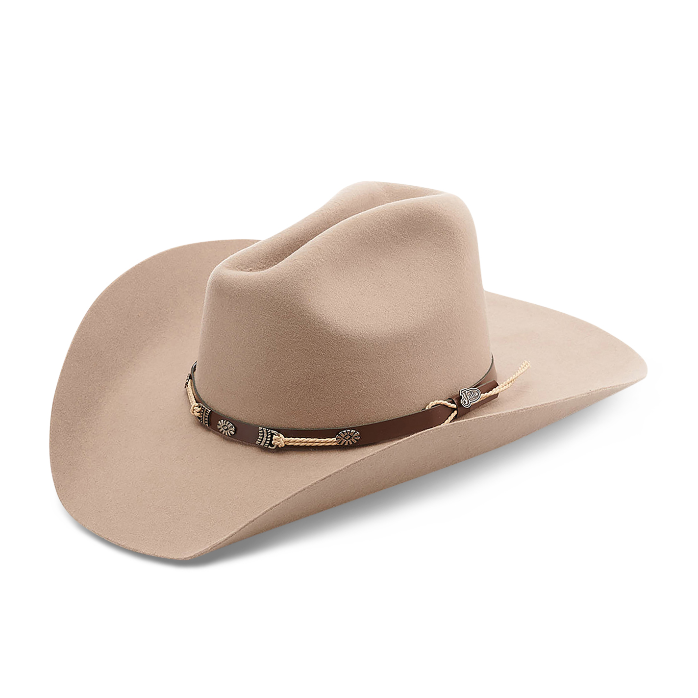 Justin Bent Rail Alpine Stone Gus Felt Cowboy Hat - Image 1
