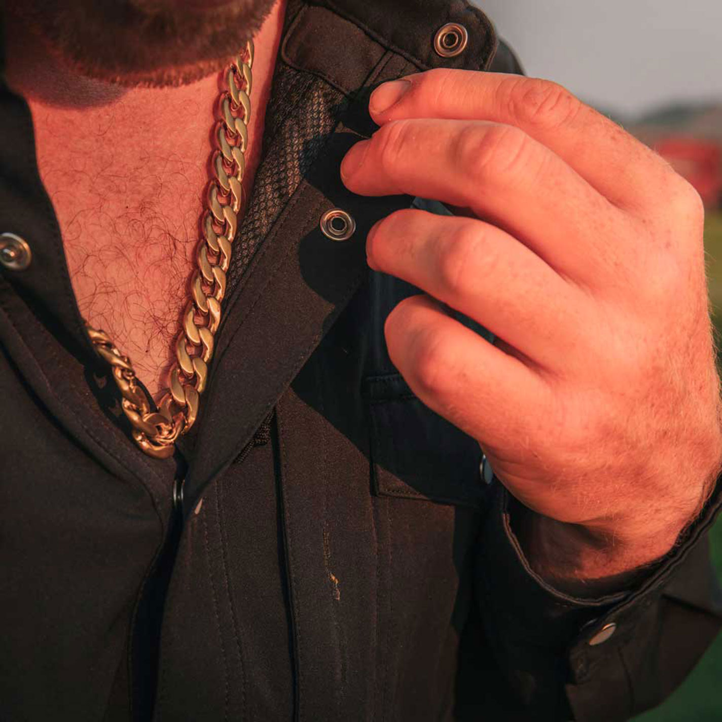 Montana Silversmiths Men's Gold Cuban Link Chain Necklace - Image 1