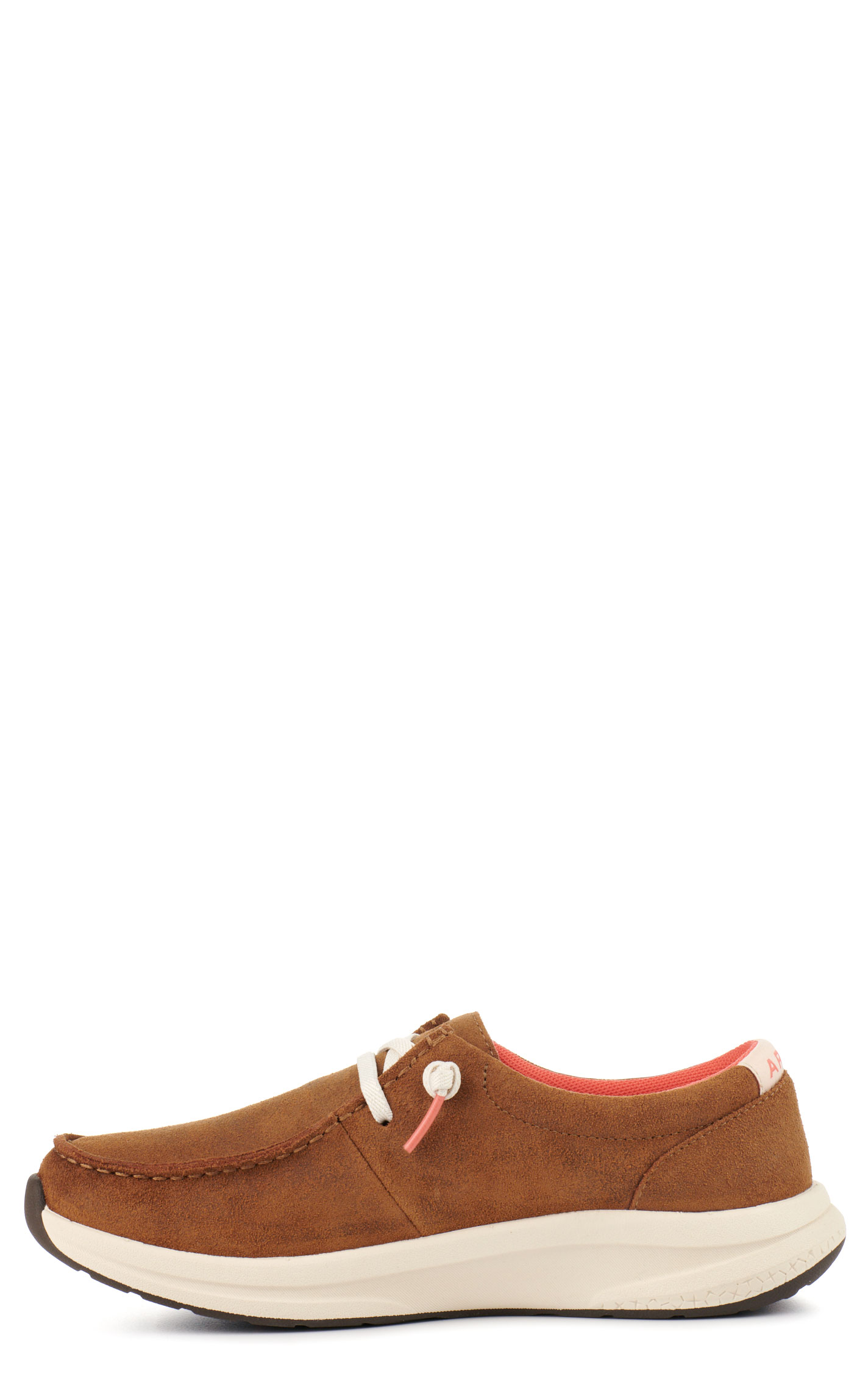 Ariat Women's Buckeye Weathered Honey Waterproof Leather Moc Toe Casual Shoes - Image 1