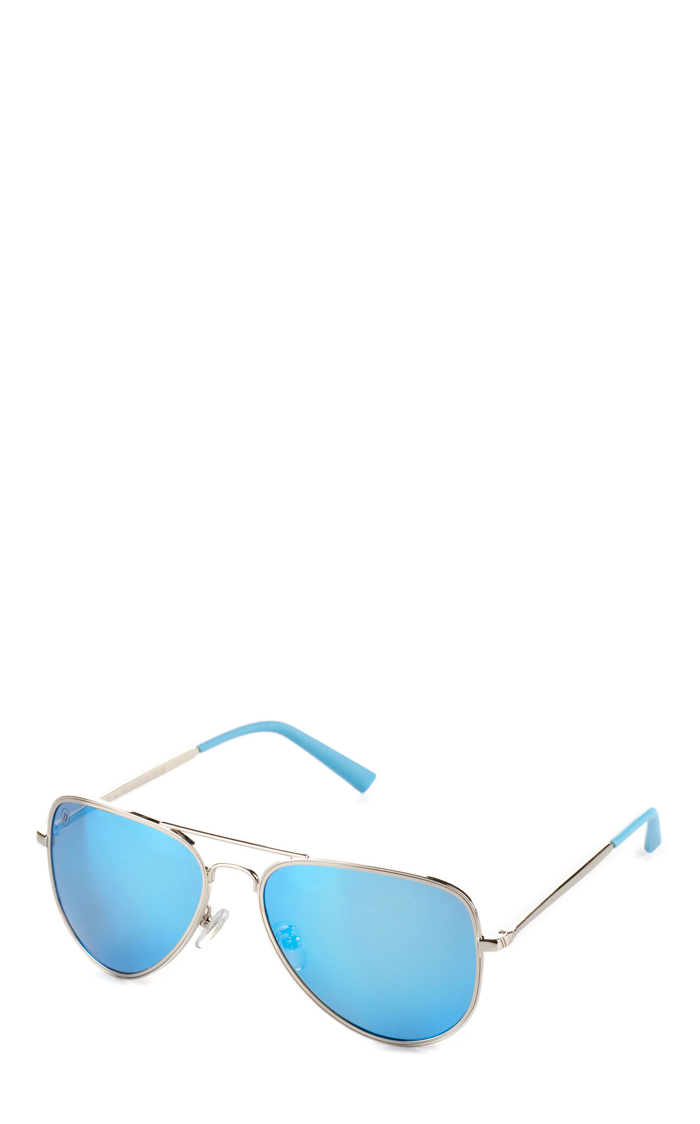 Blenders Eyewear A Series Blue Angel Silver & Blue Polarized Sunglasses - Image 1