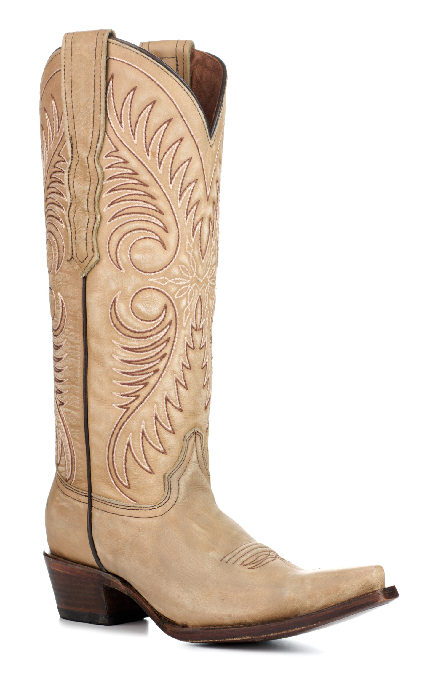 Circle G by Corral Women's Sand Snip Toe Tall Cowboy Boots - Image 1