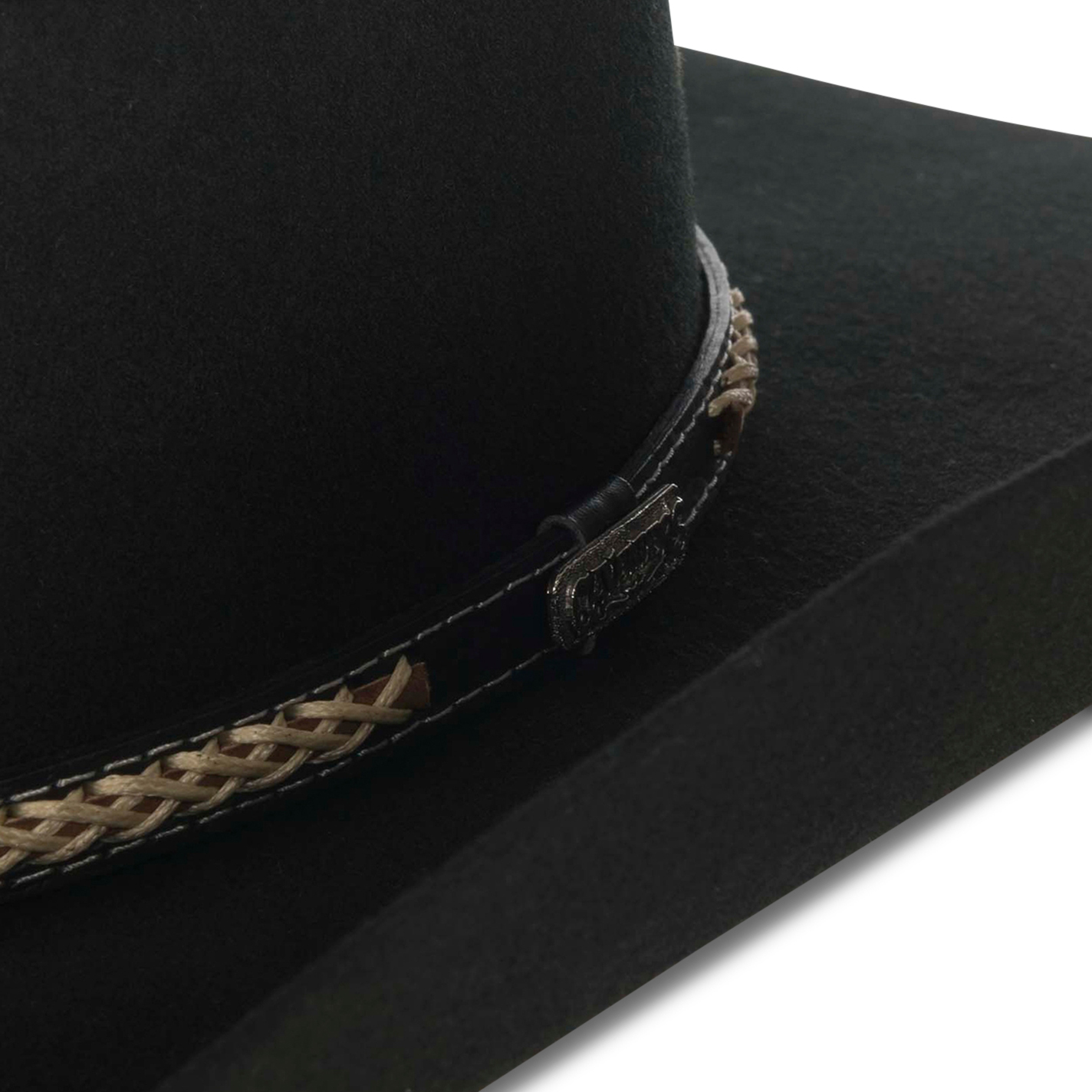 Cavender's Cowboy Collection 3X Black Pistol Creek Premium Wool Cowboy Hat - Image 1
