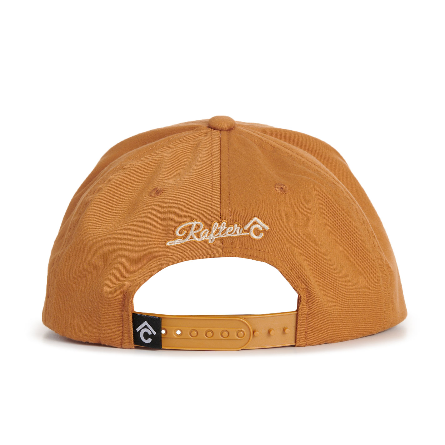 Rafter C Men's Rust Embroidered Flat Bill Cap - Image 1