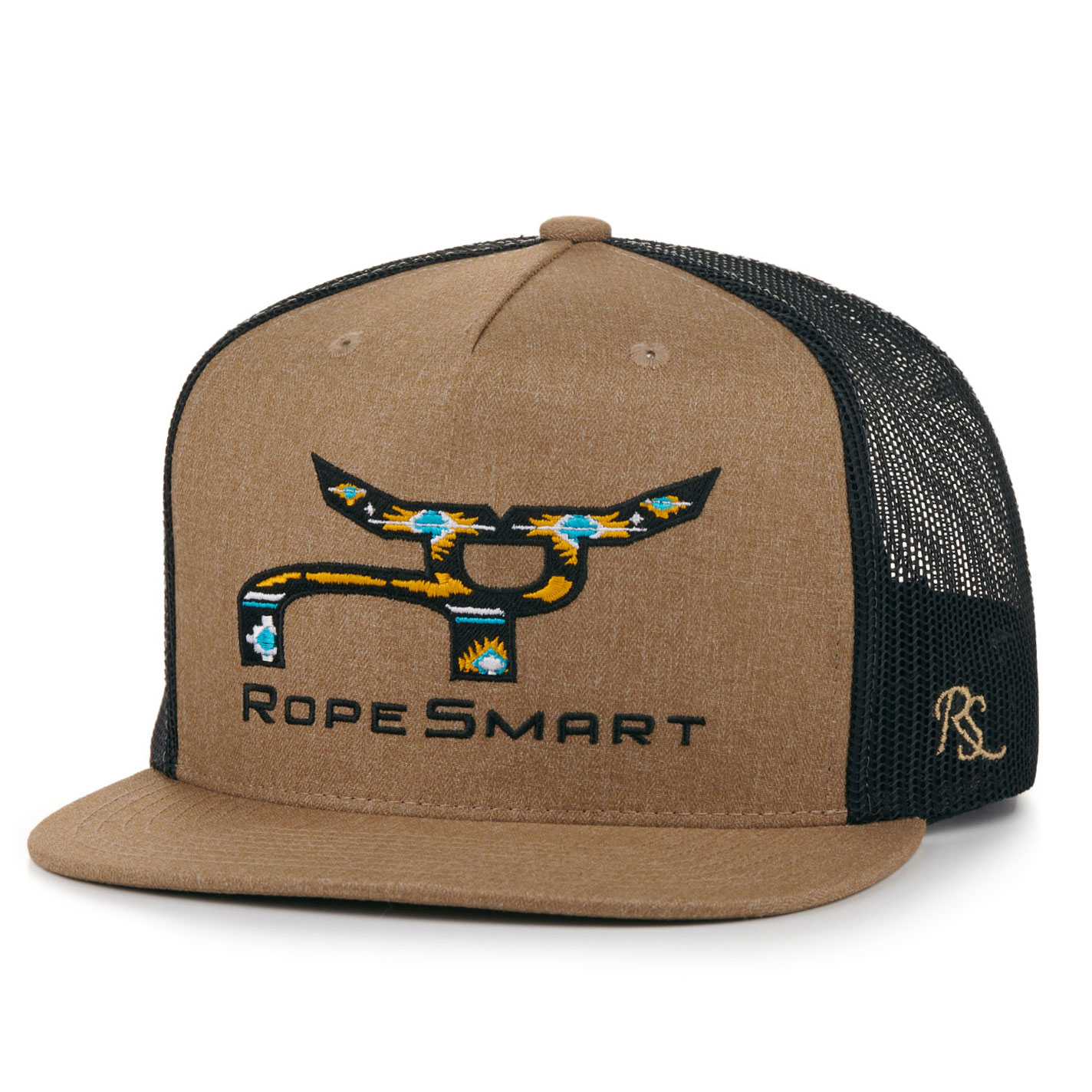 RopeSmart Desert Sands & Santa Fe Embroidery Logo Trucker Cap - Image 1