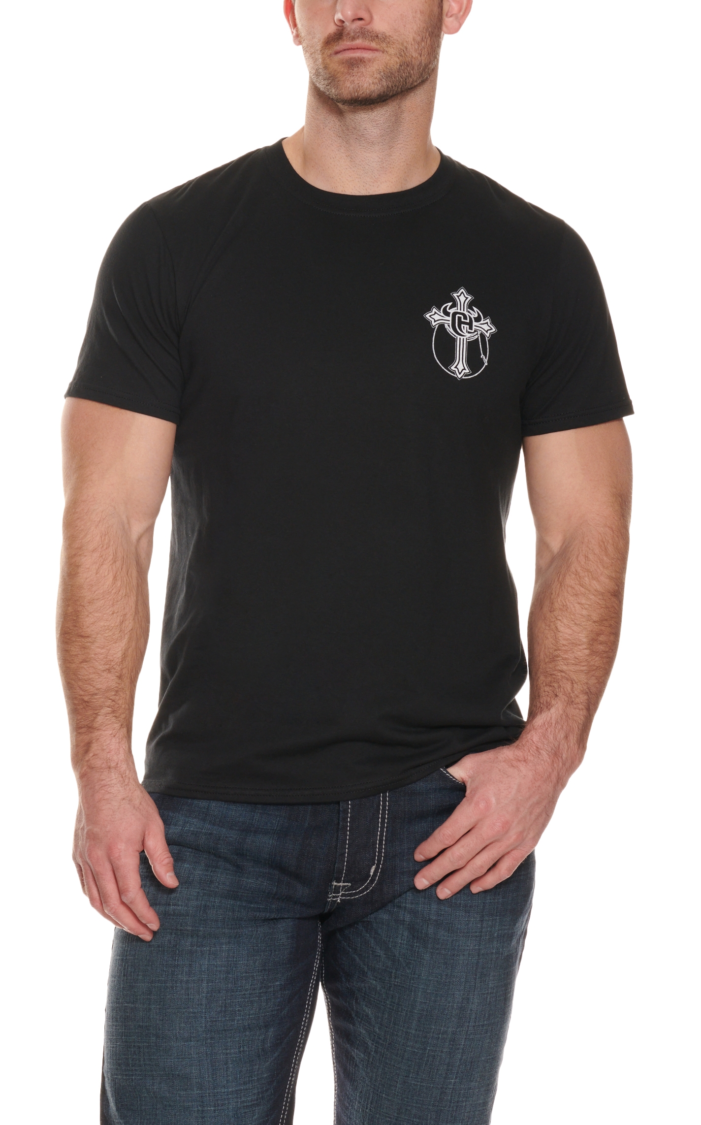 Cowboy Hardware Men's Black Cowboys Do Their Best Short Sleeve T-Shirt - Image 1