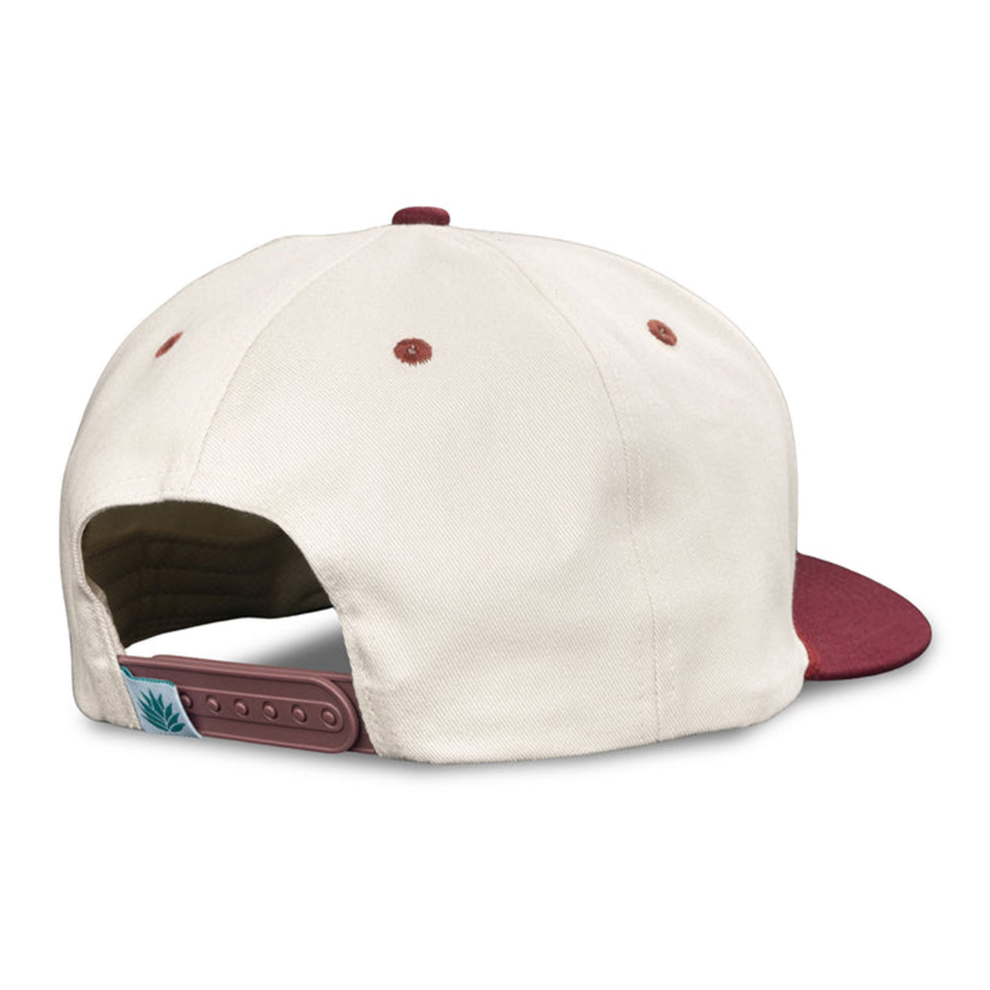 Sendero Provisions Co. Men's Maroon & Bone Logo Embroidered Cap - Image 1