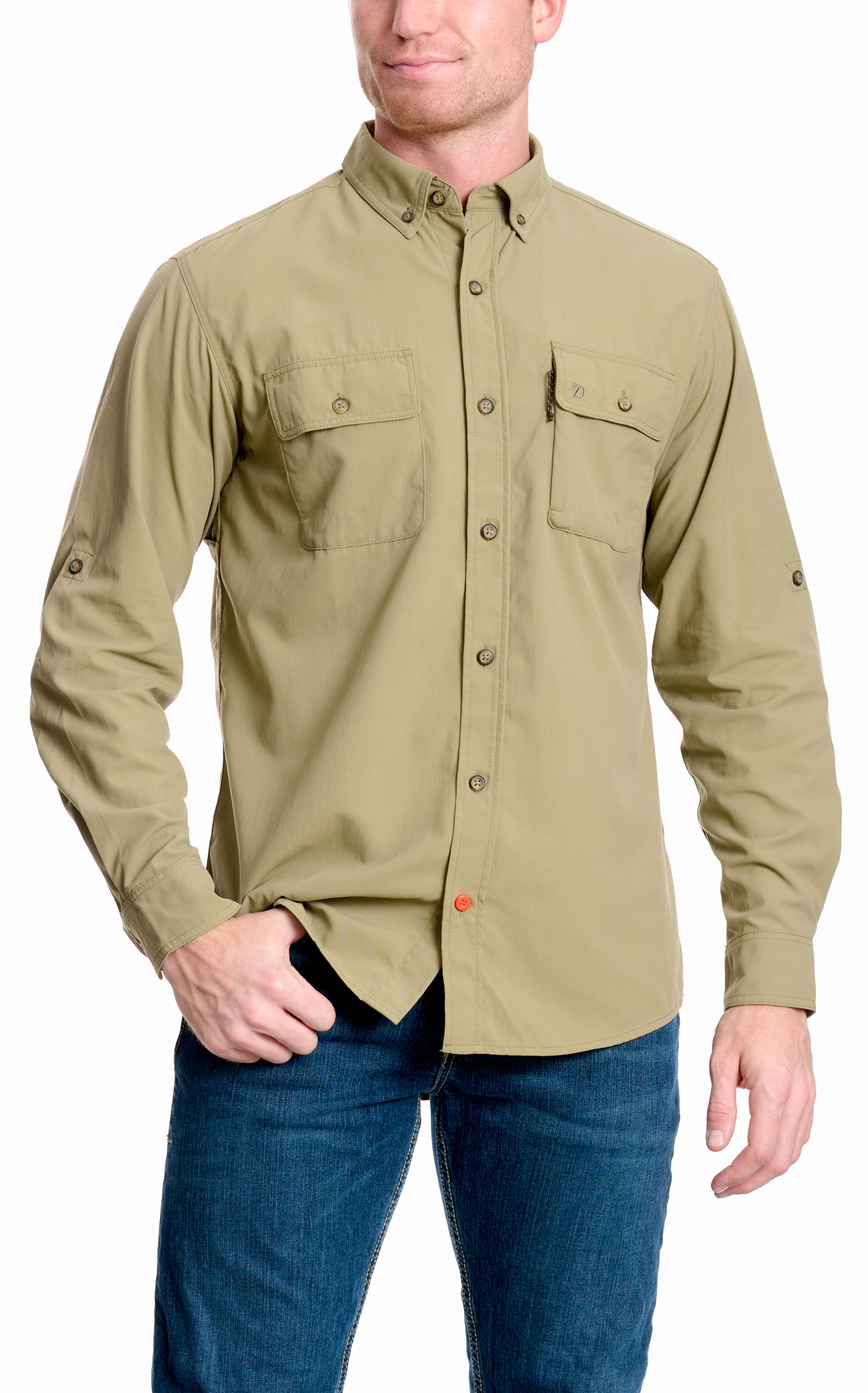 Duck Camp Men's Sage Lightweight Hunting Shirt - Image 3