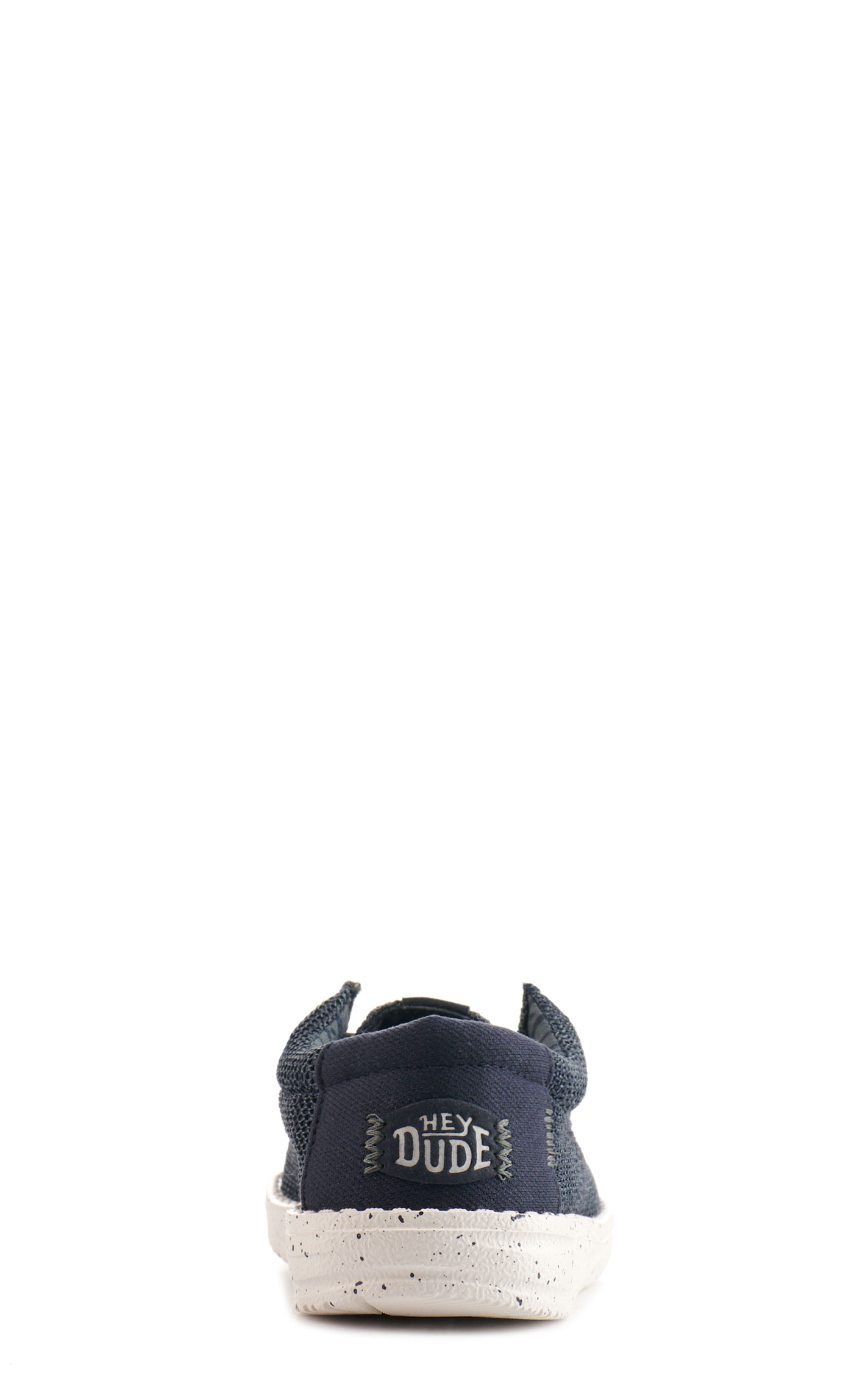 Hey Dude Kids' Wally Stretch Sox Navy Moc Toe Casual Shoes - Image 1