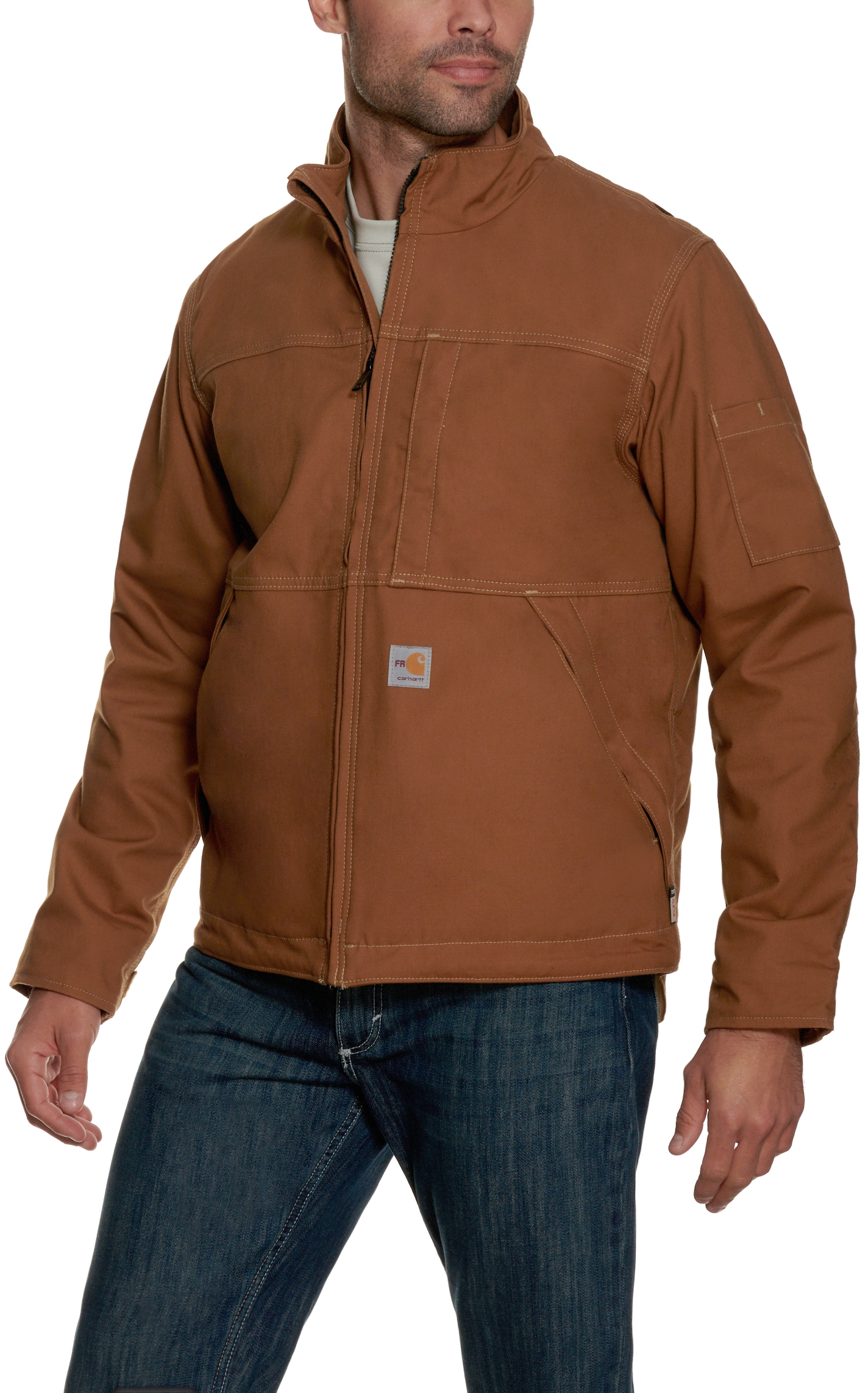 Carhartt Men's Full Swing Quick Duck Flame Resistant Jacket - Image 1