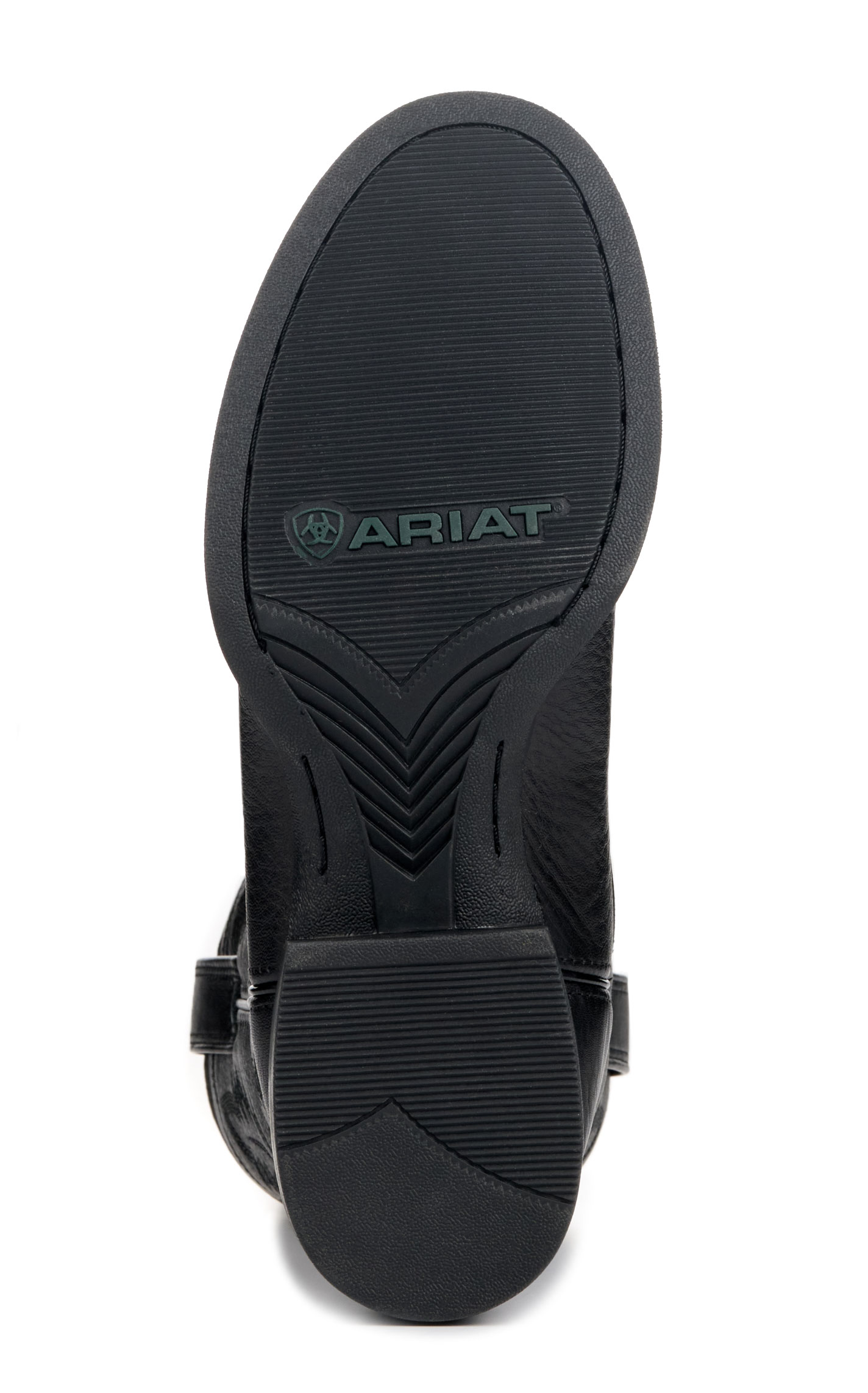 Ariat Men's Sport Stratten Black Deertan Round Toe Cowboy Boots - Image 1