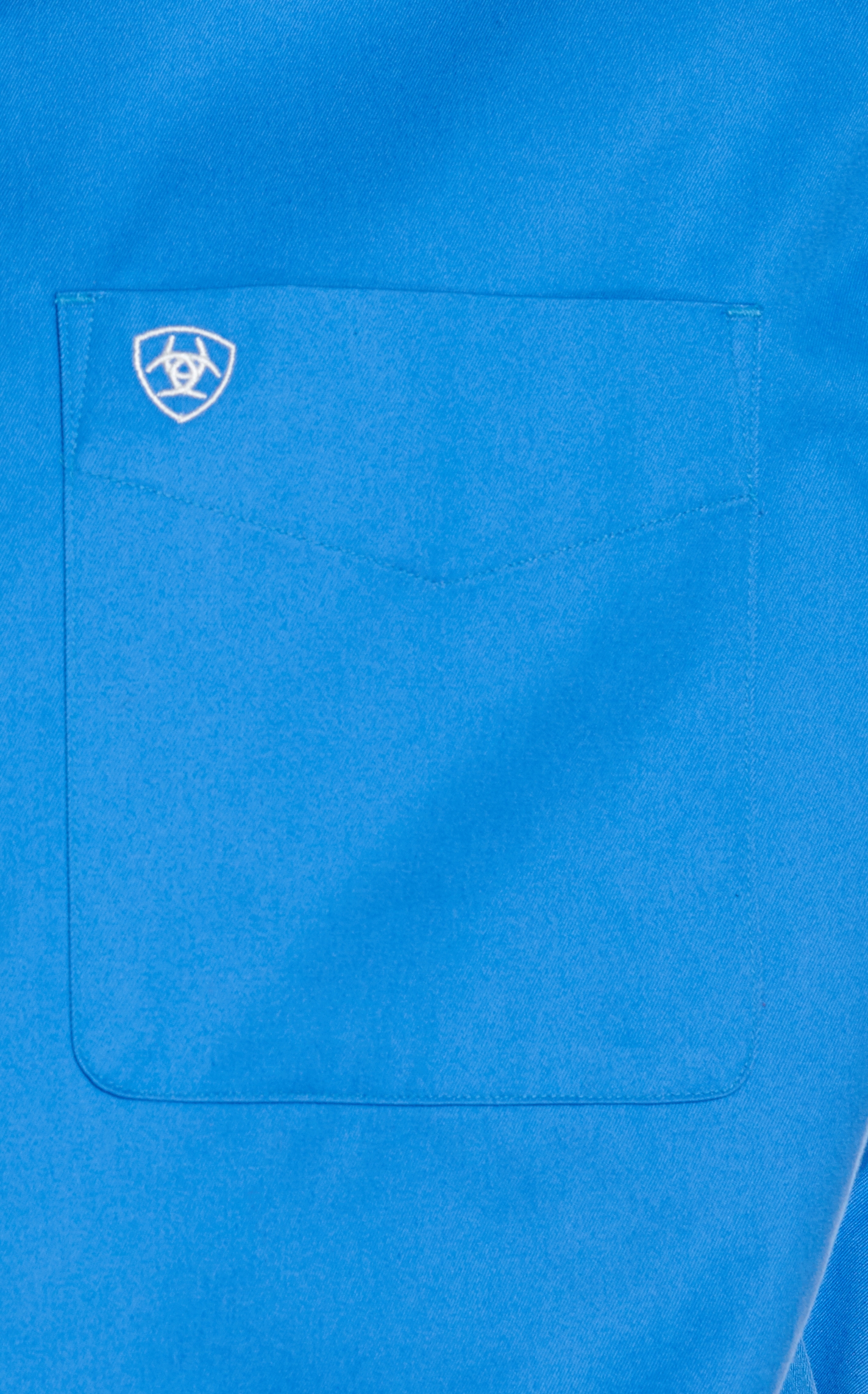 Ariat Men's Team USA Logo Blue Western Shirt - Image 1