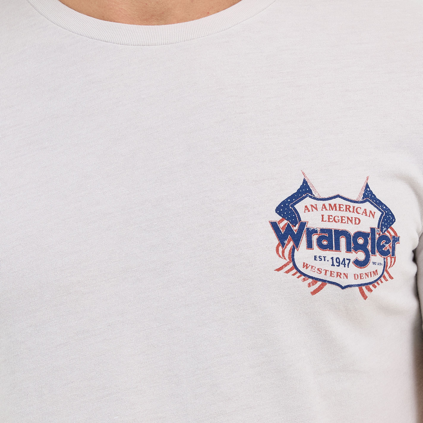 Wrangler Men's White American Legend Graphic T-Shirt - Image 1