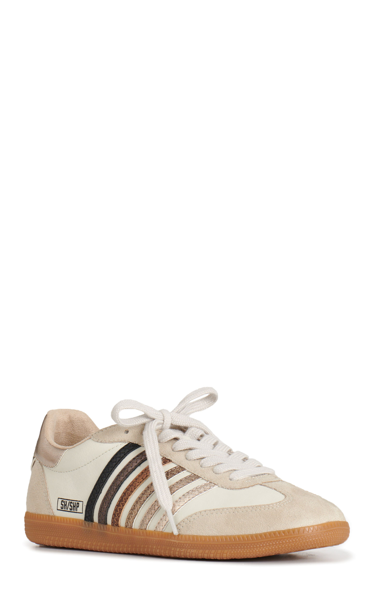 Shushop Women's Stevie White Almond Toe Casual Shoes - Image 1