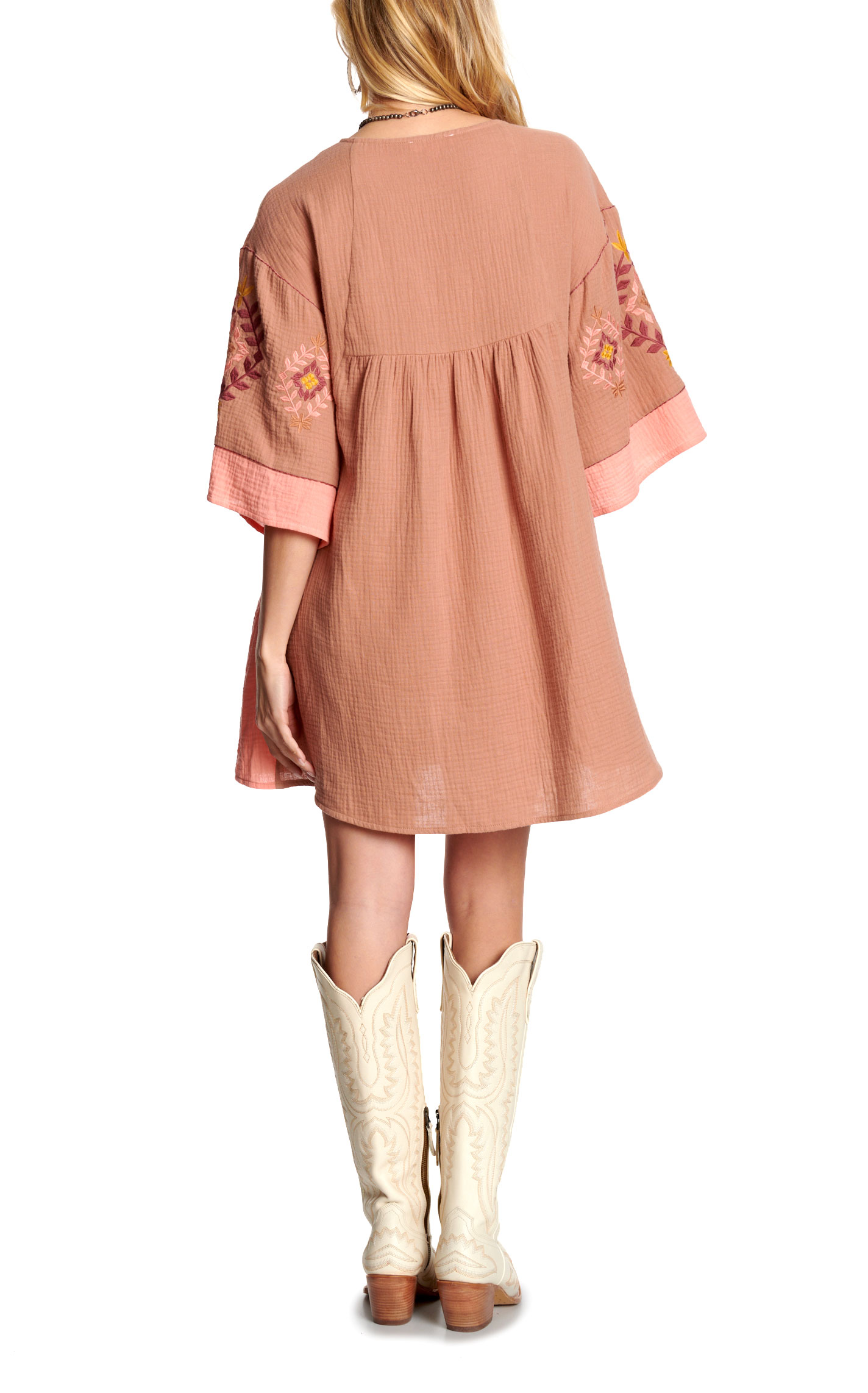 Rockin' C Women's Cinnamon Embroidered Dress - Image 1