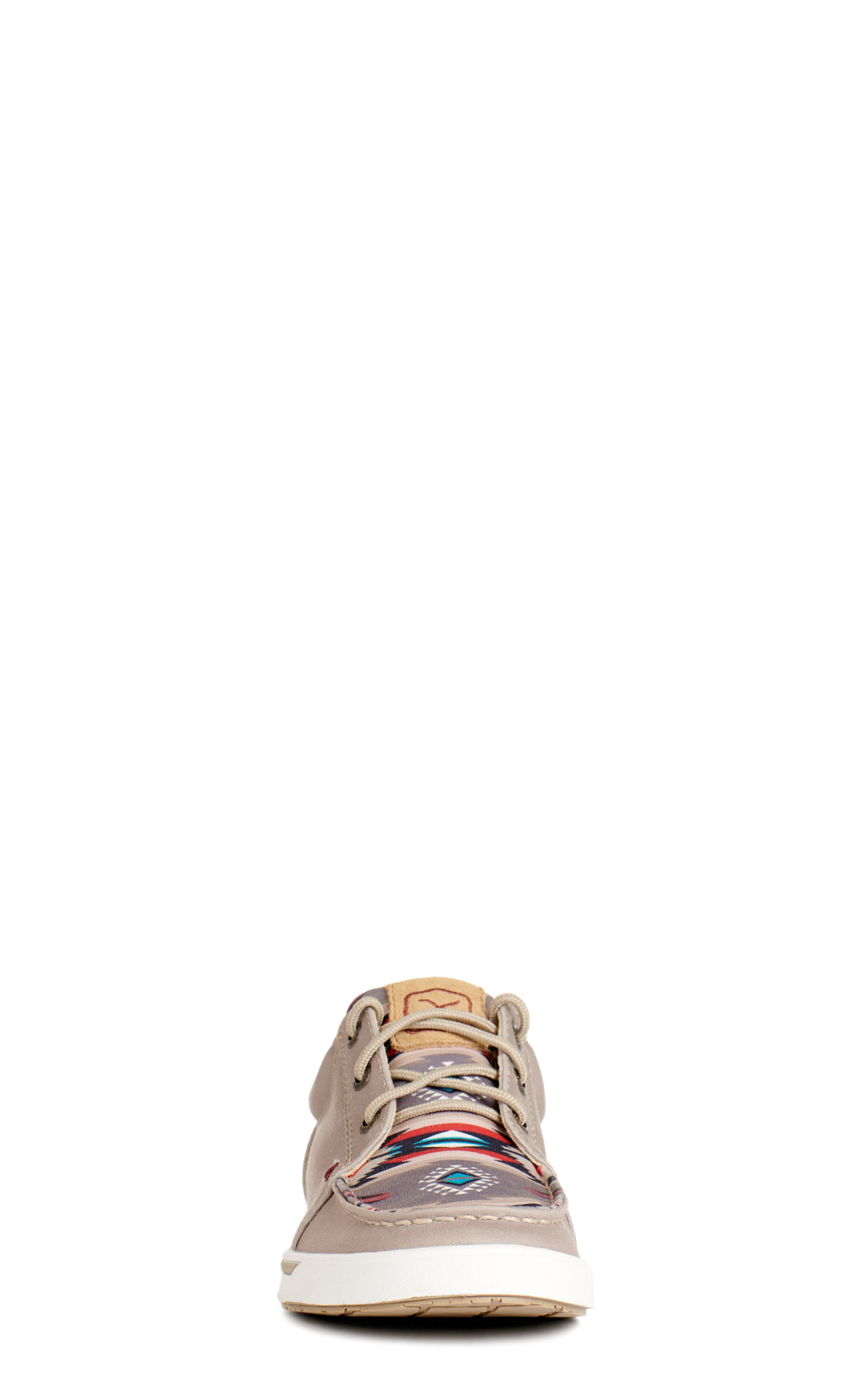 Twisted X Women's Kicks Silver Sage with Aztec Print Lace Up Casual Shoes - Image 1