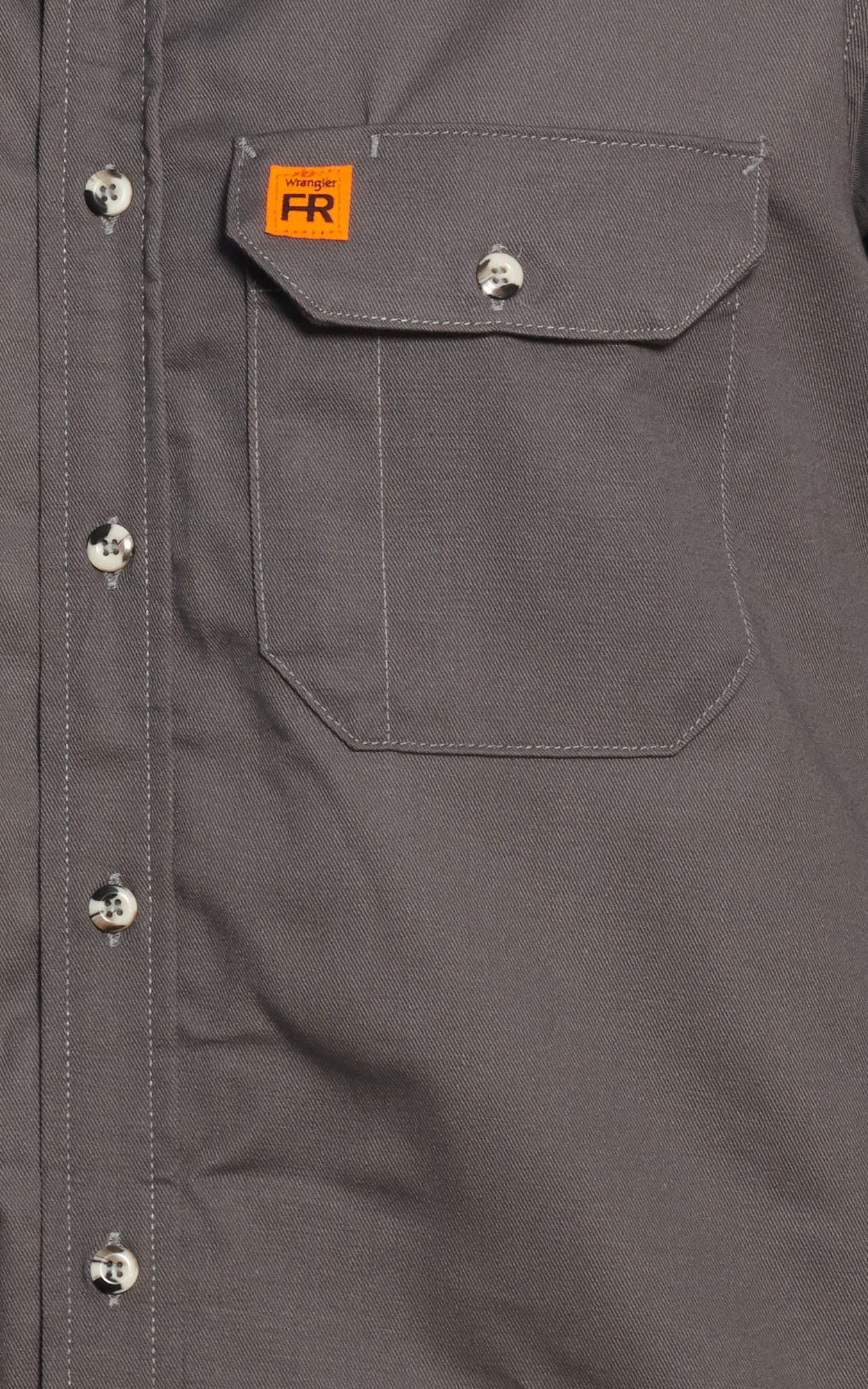 RIGGS by Wrangler Men's Gray FR Work Shirt - Big & Tall - Image 1