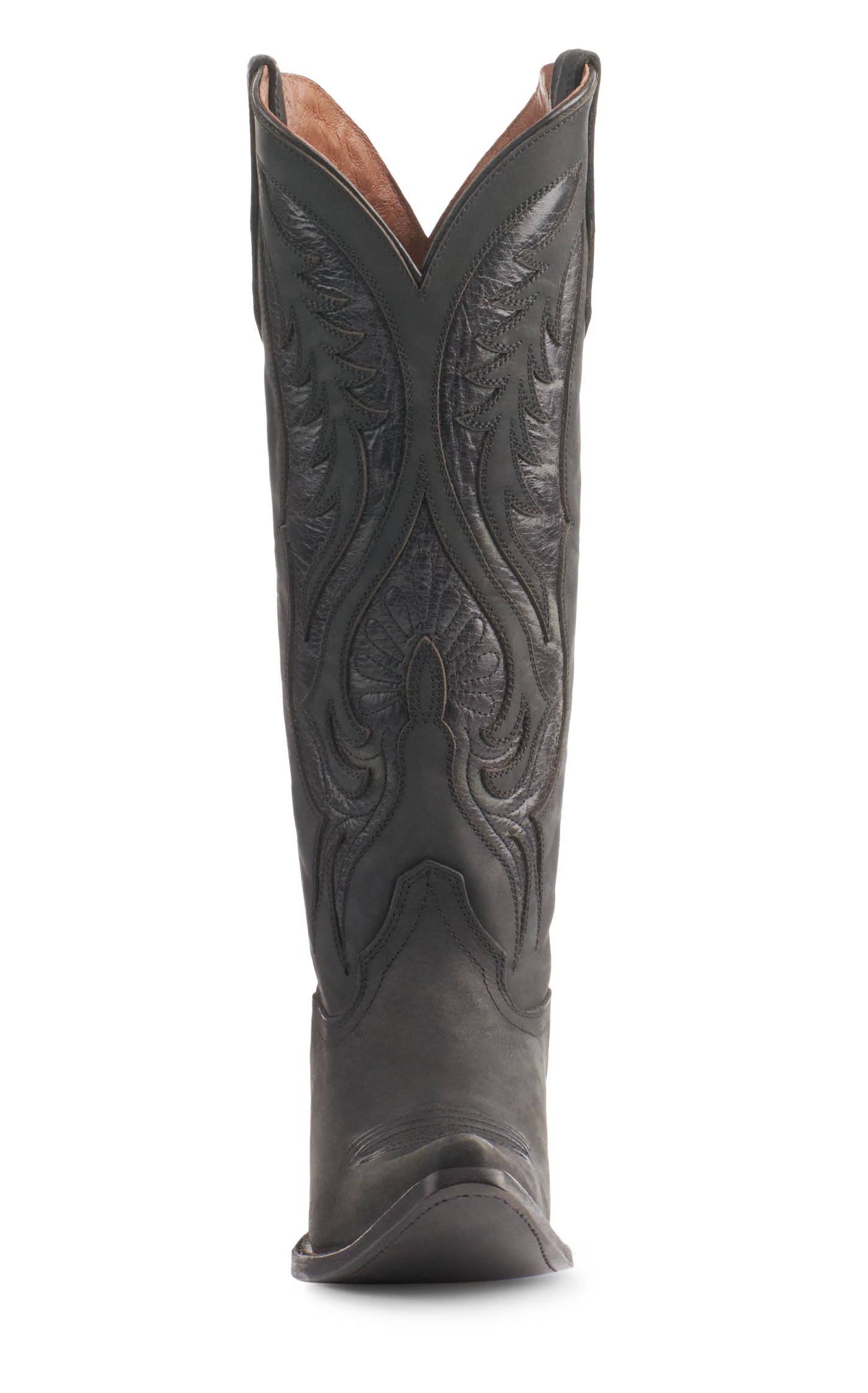 Circle G by Corral Women's Black with Inlays Snip Toe Cowboy Boots - Image 1
