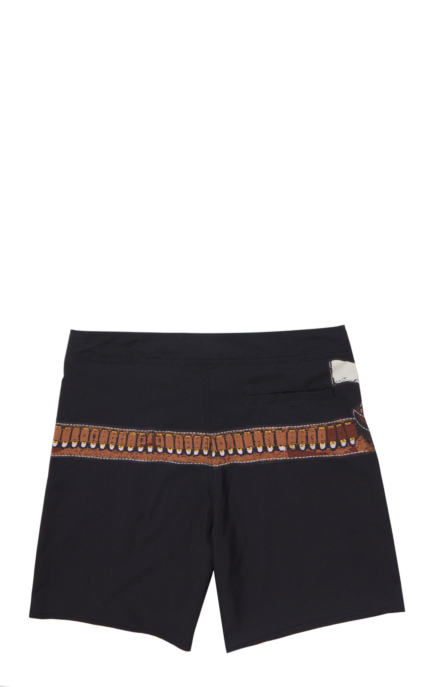 Cowboy Hardware Men’s Black Gun Belt Board Shorts - Image 2