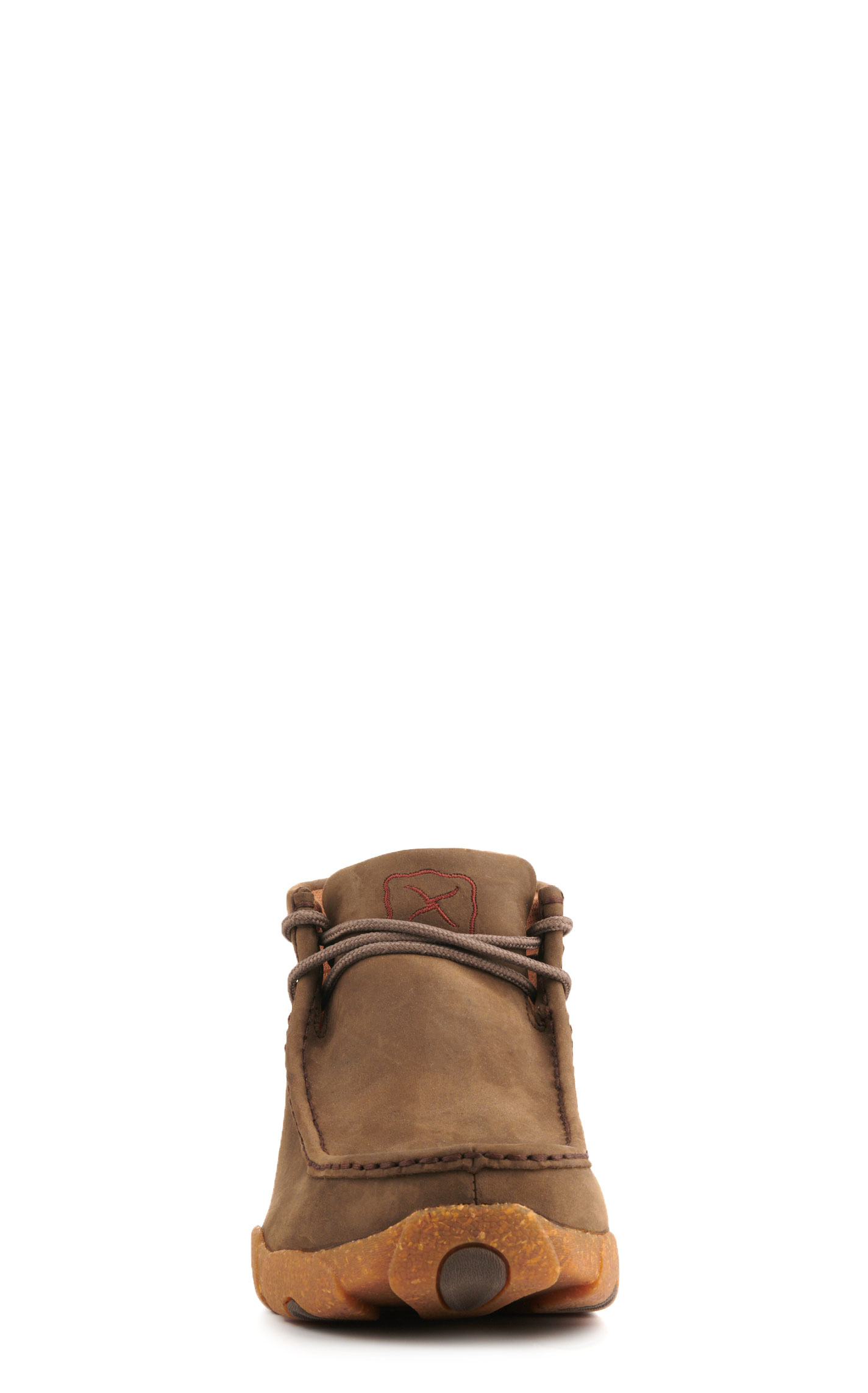 Twisted X Men's Shiitake Brown Chukka Driving Moc Casual Shoes - Image 1