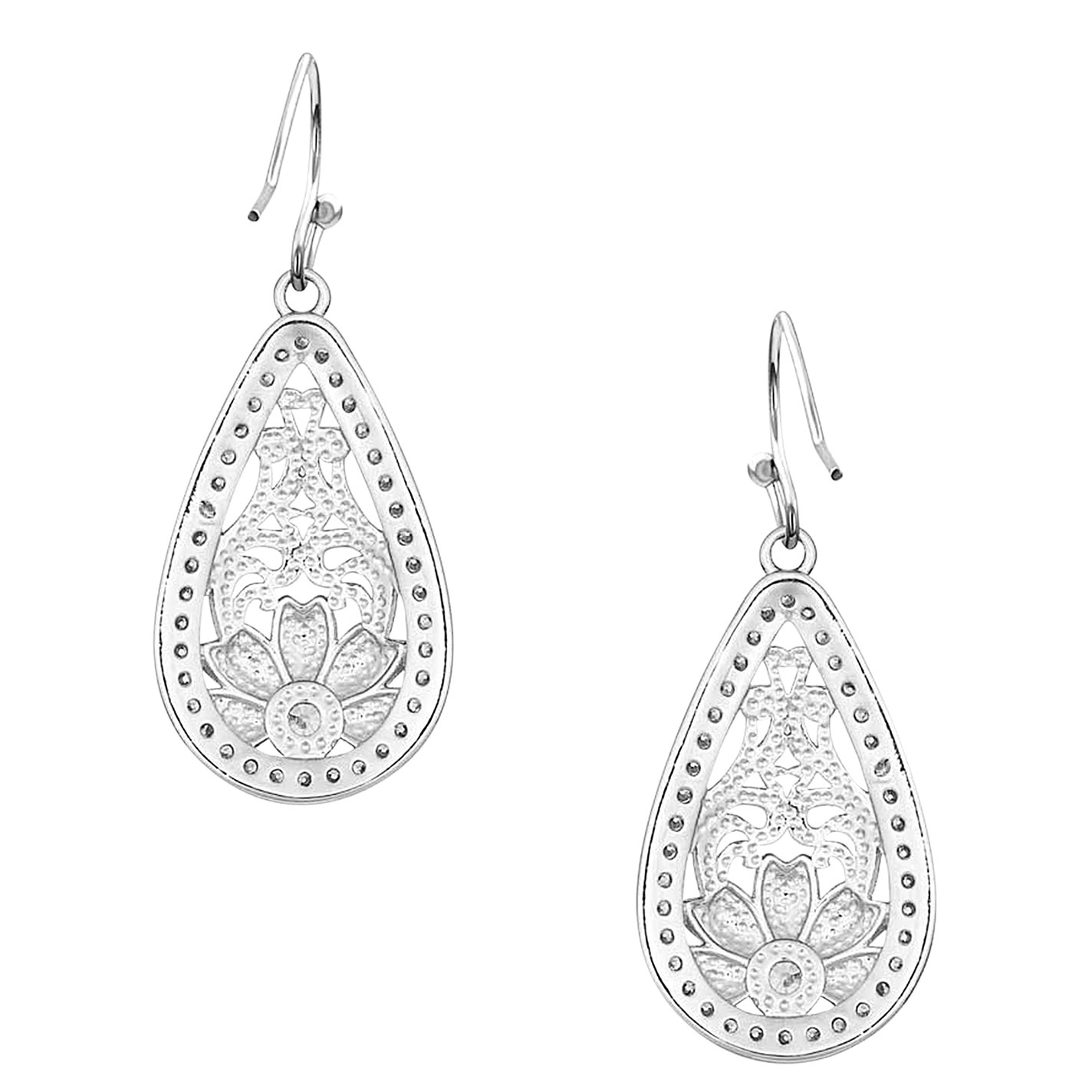 Montana Silversmiths Gates of the Mountains Wildflowers Earrings - Image 1