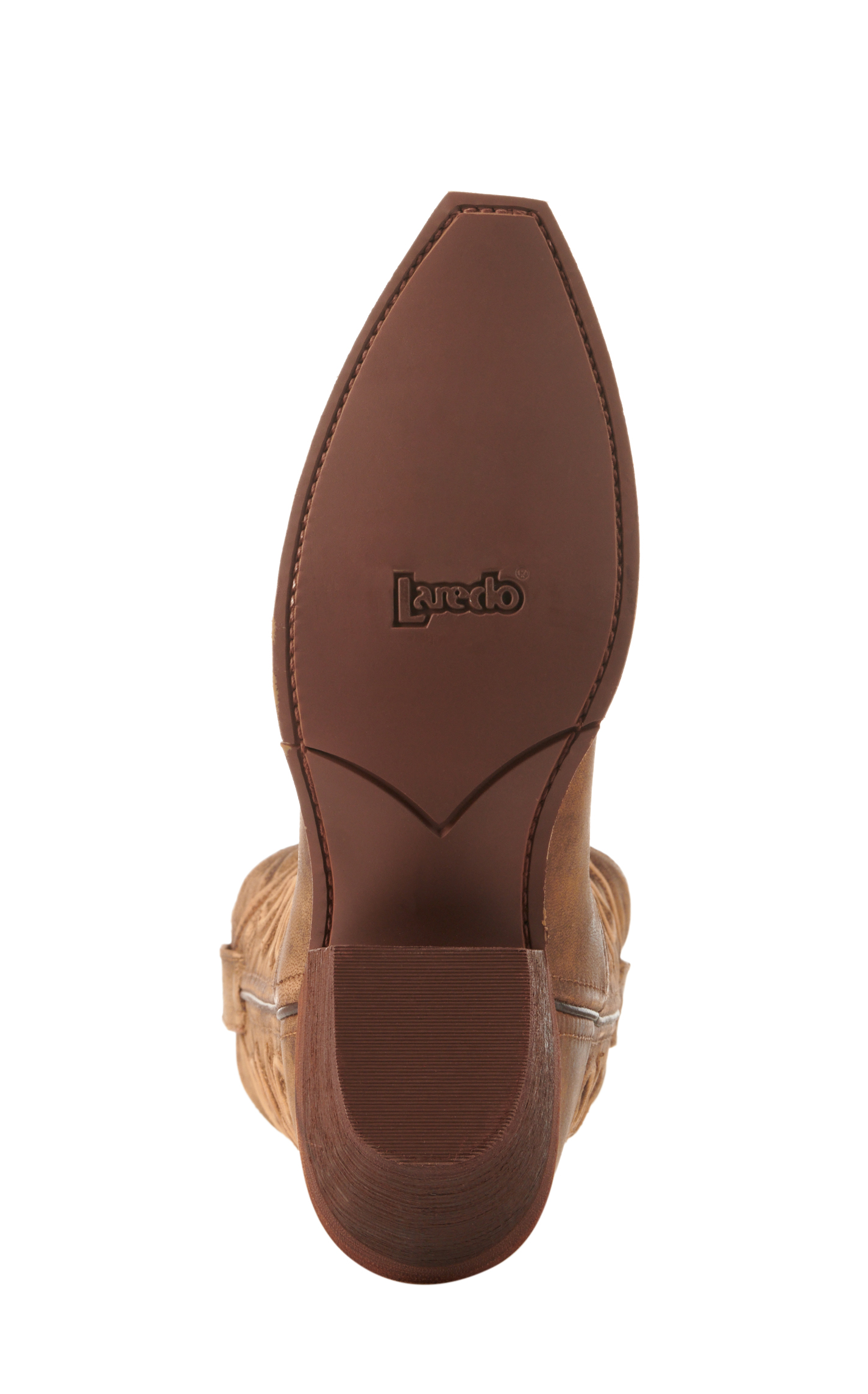 Laredo Women's Distressed Honey Snip Toe Cowboy Boots - Image 1