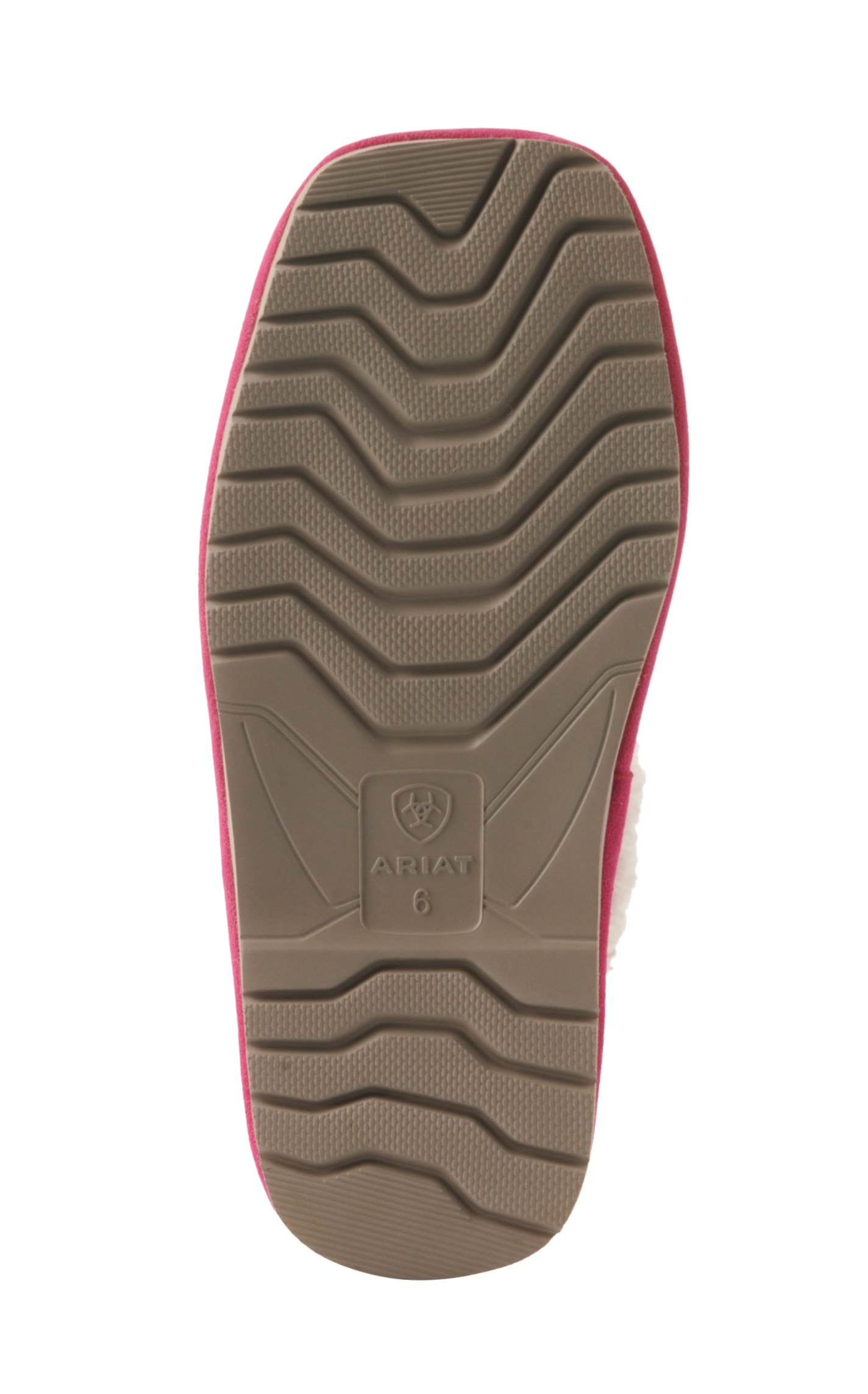 Ariat Women's Jackie Very Berry Pink Suede Slippers - Image 1