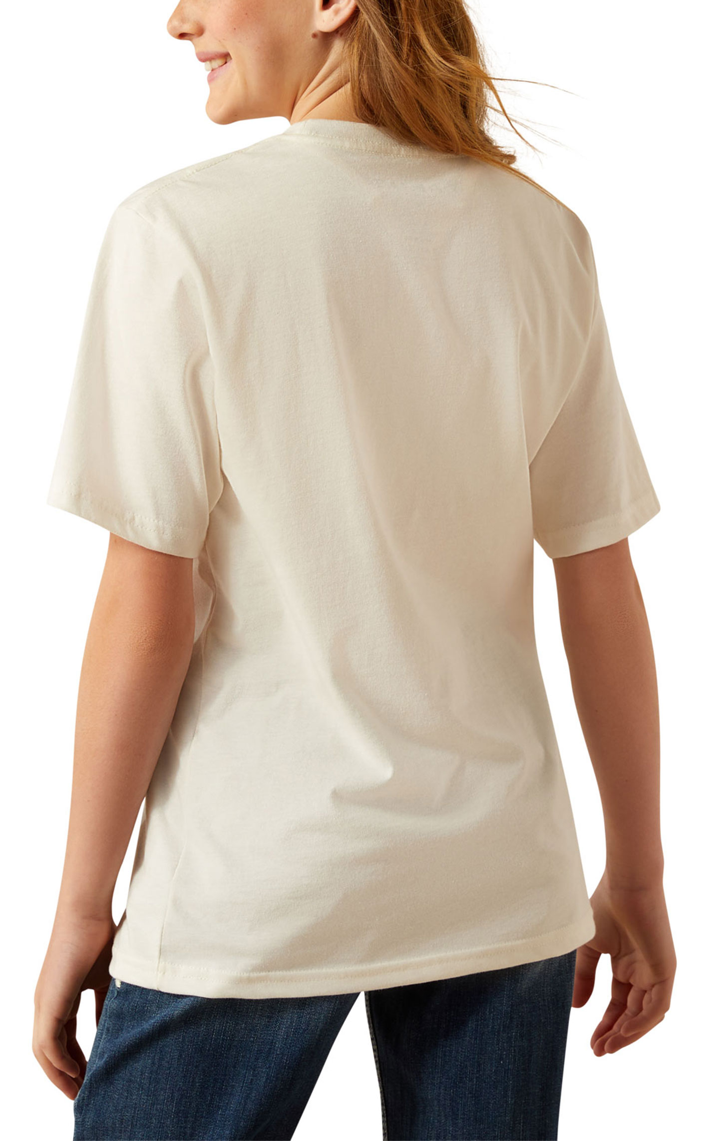 Ariat Girl's White Chicken Love T-Shirt - Image 1