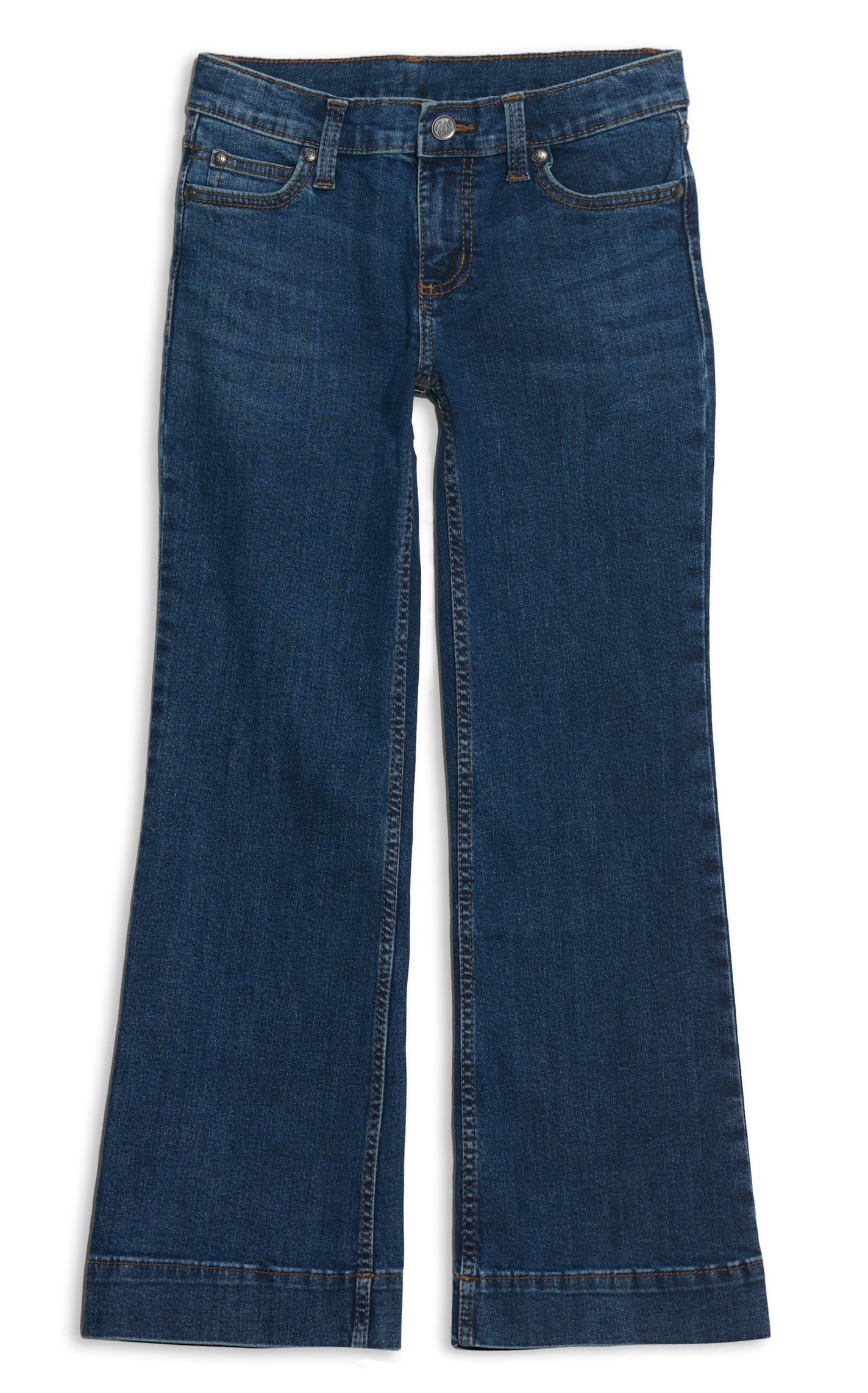 Wrangler Girls' Darci Medium Wash Trouser Jeans - Image 1